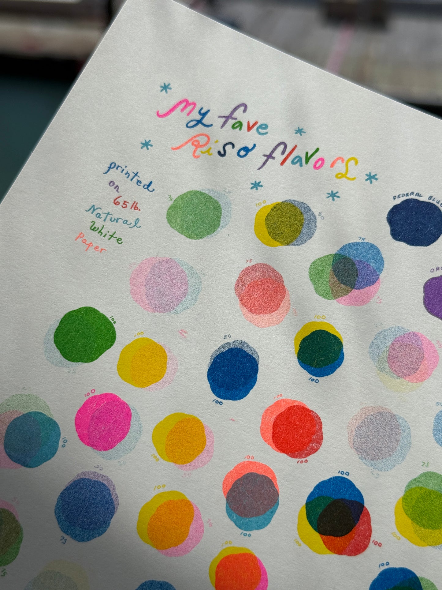 My Flavor Riso Dots