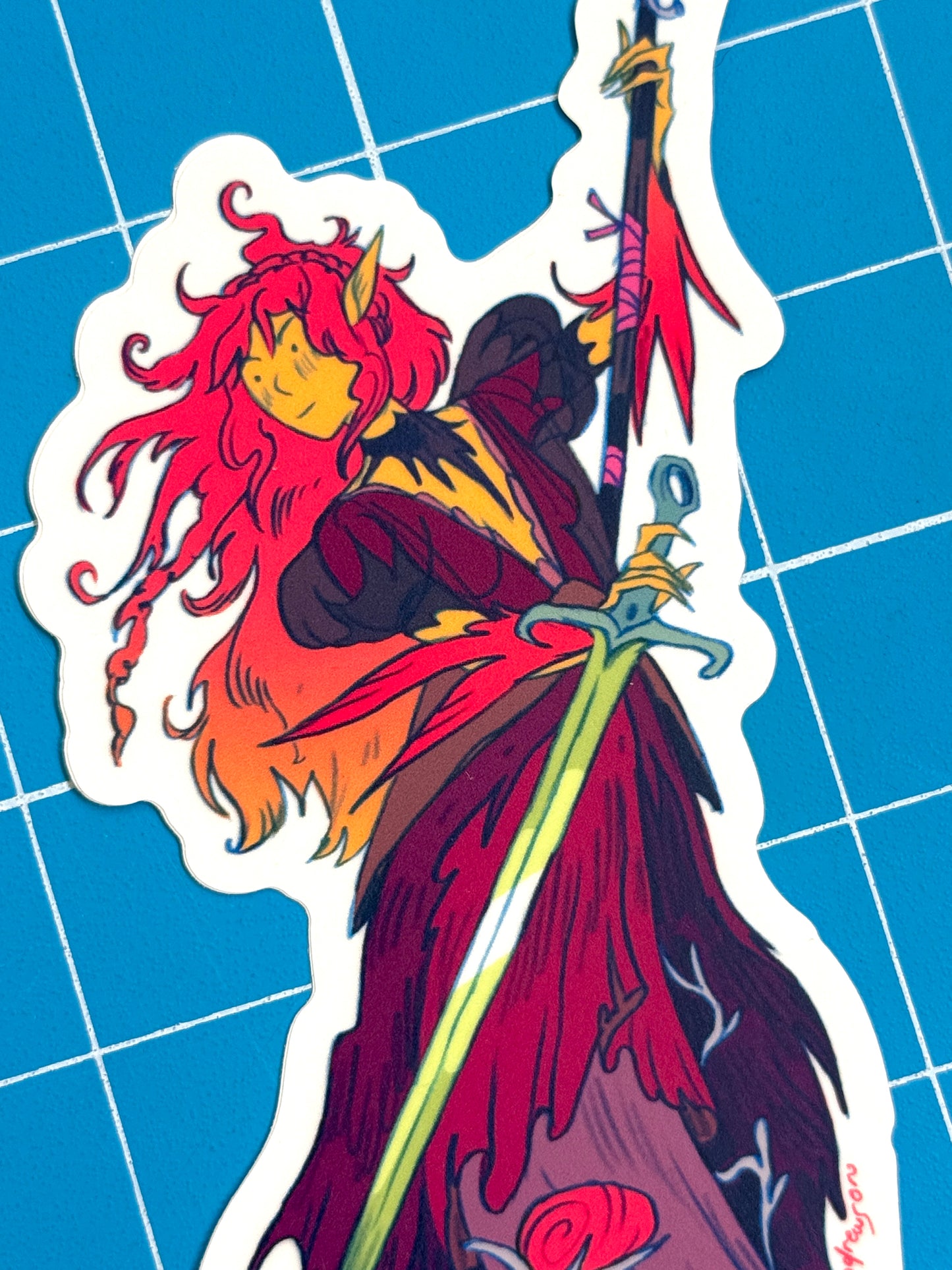 Dragon Warrior sticker