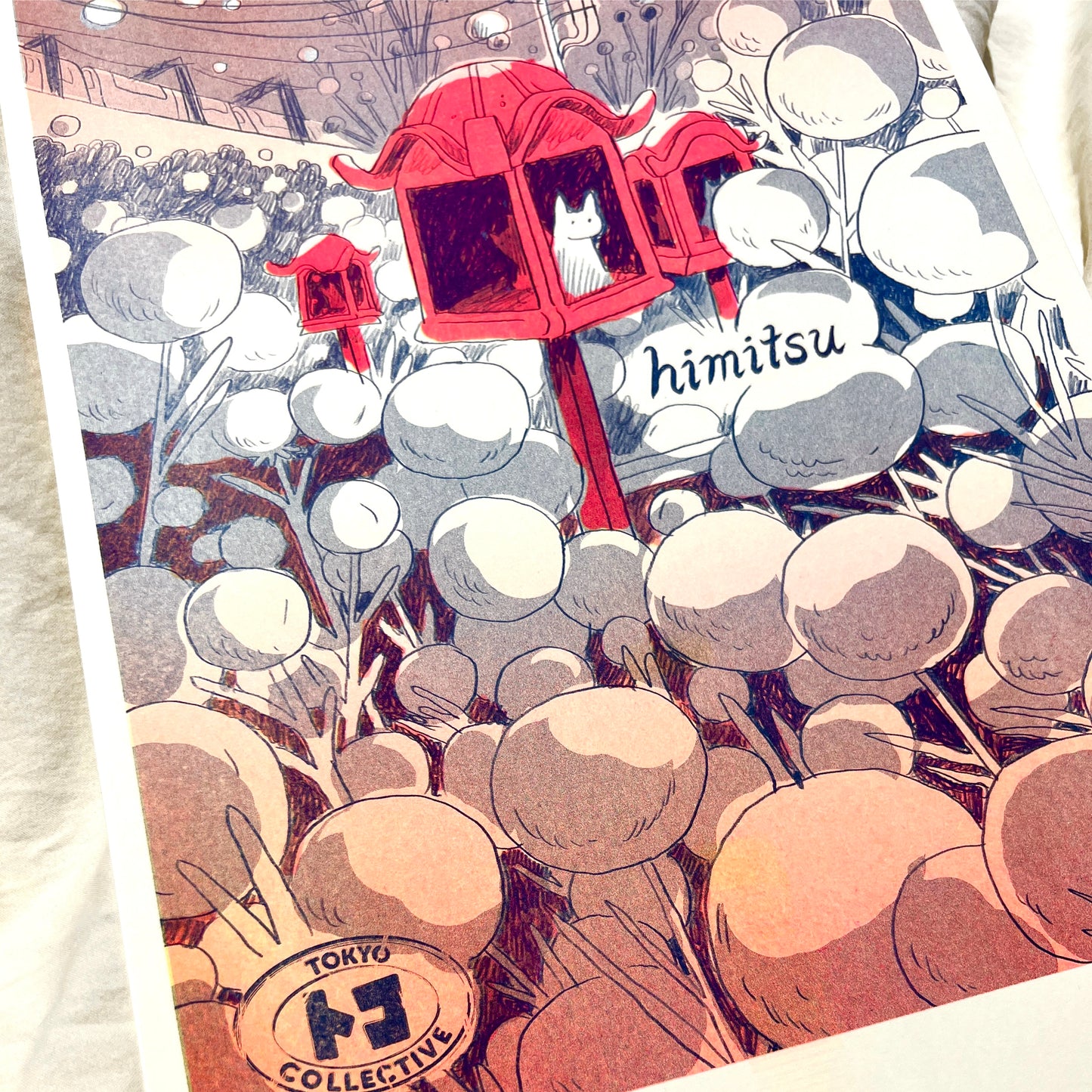 Tokyo Collective 'Himitsu' Riso Print