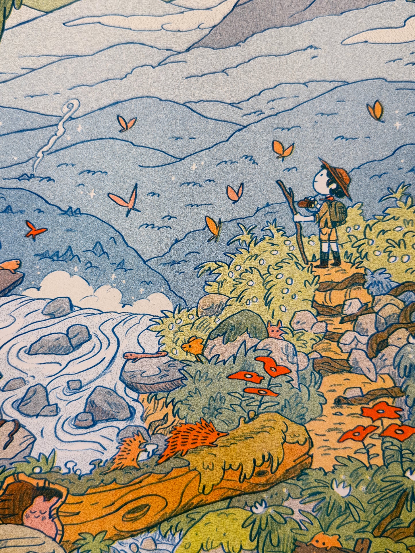 Mountain Dreams Large Riso Print