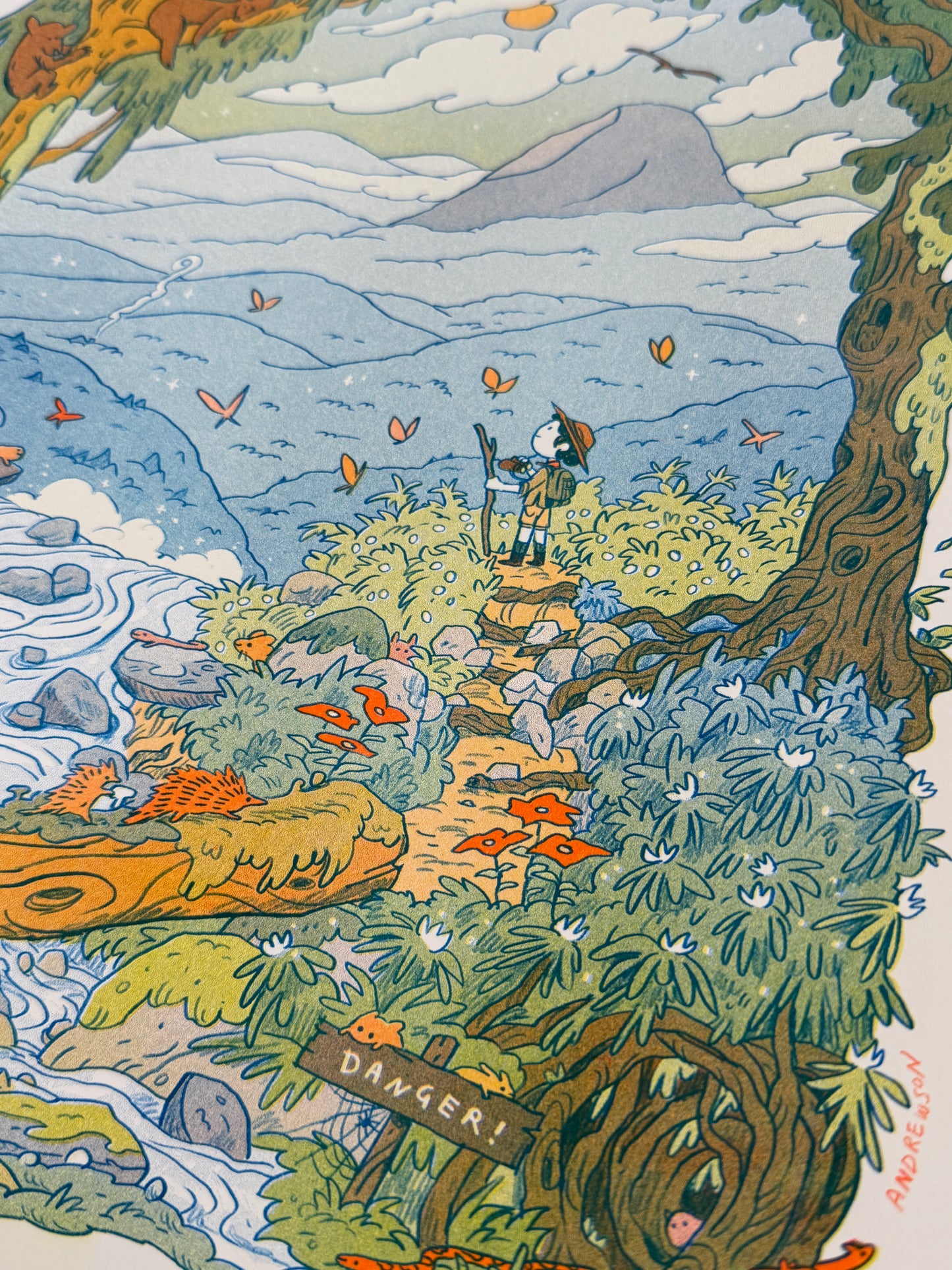 Mountain Dreams Large Riso Print