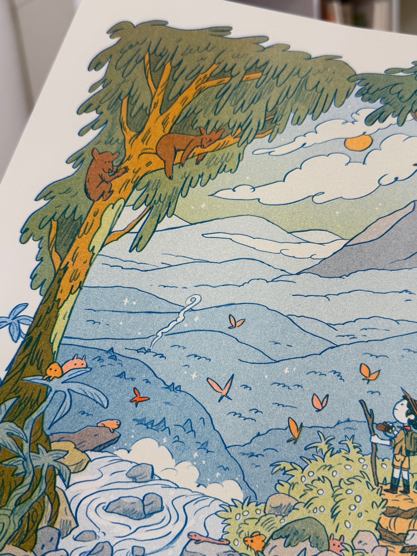 Mountain Dreams Large Riso Print