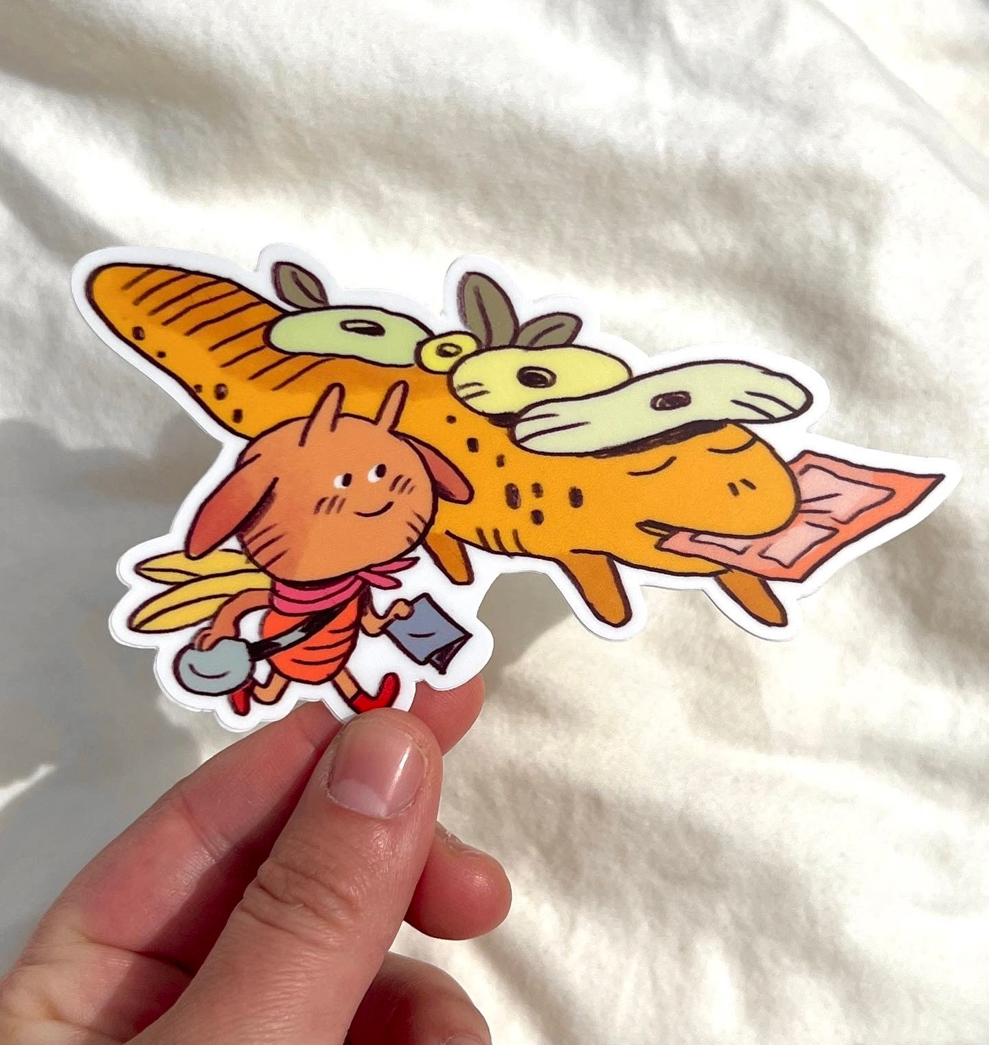 Flower Lizard Sticker