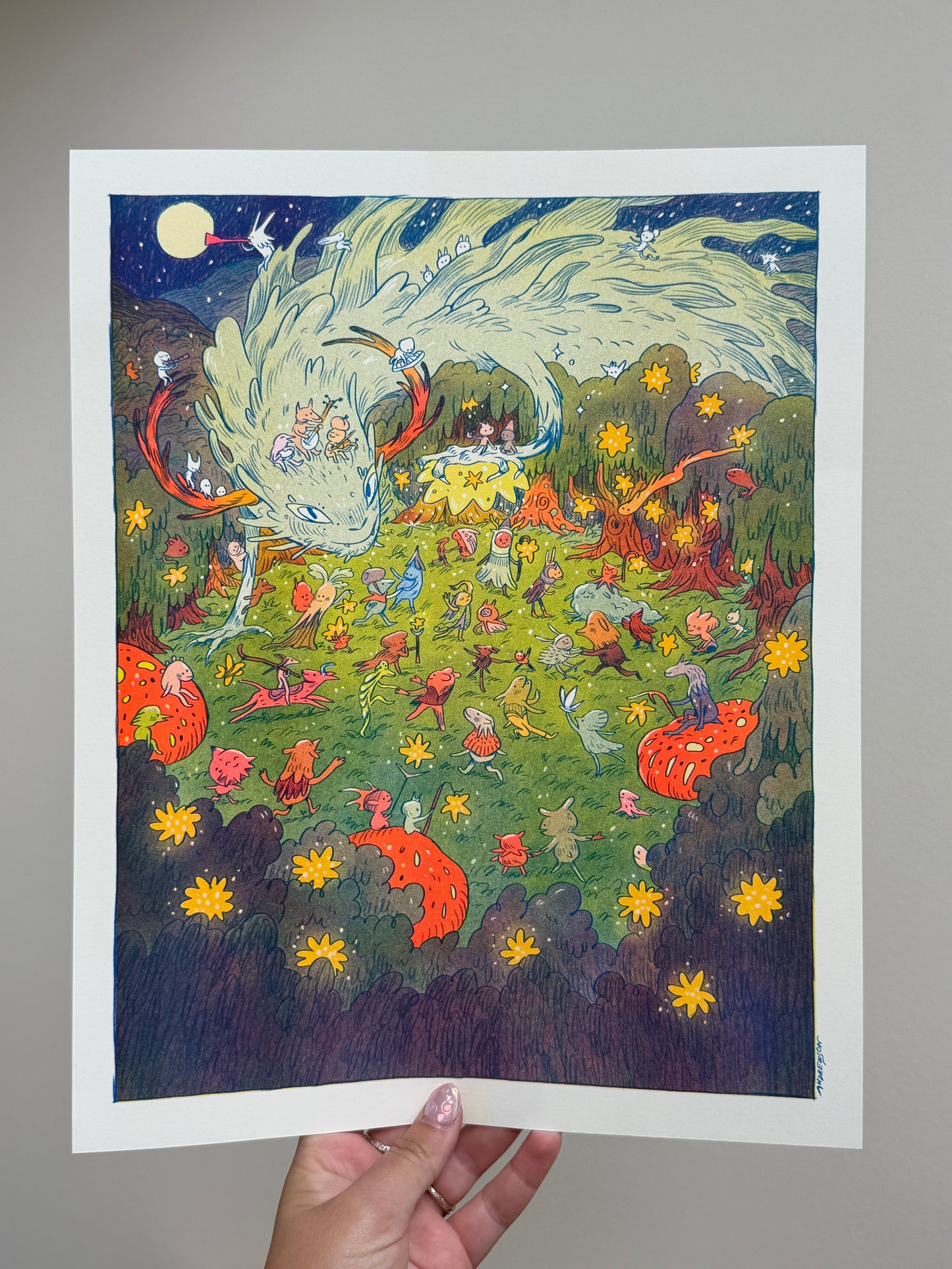 Morophon The Boundless Large Riso Print