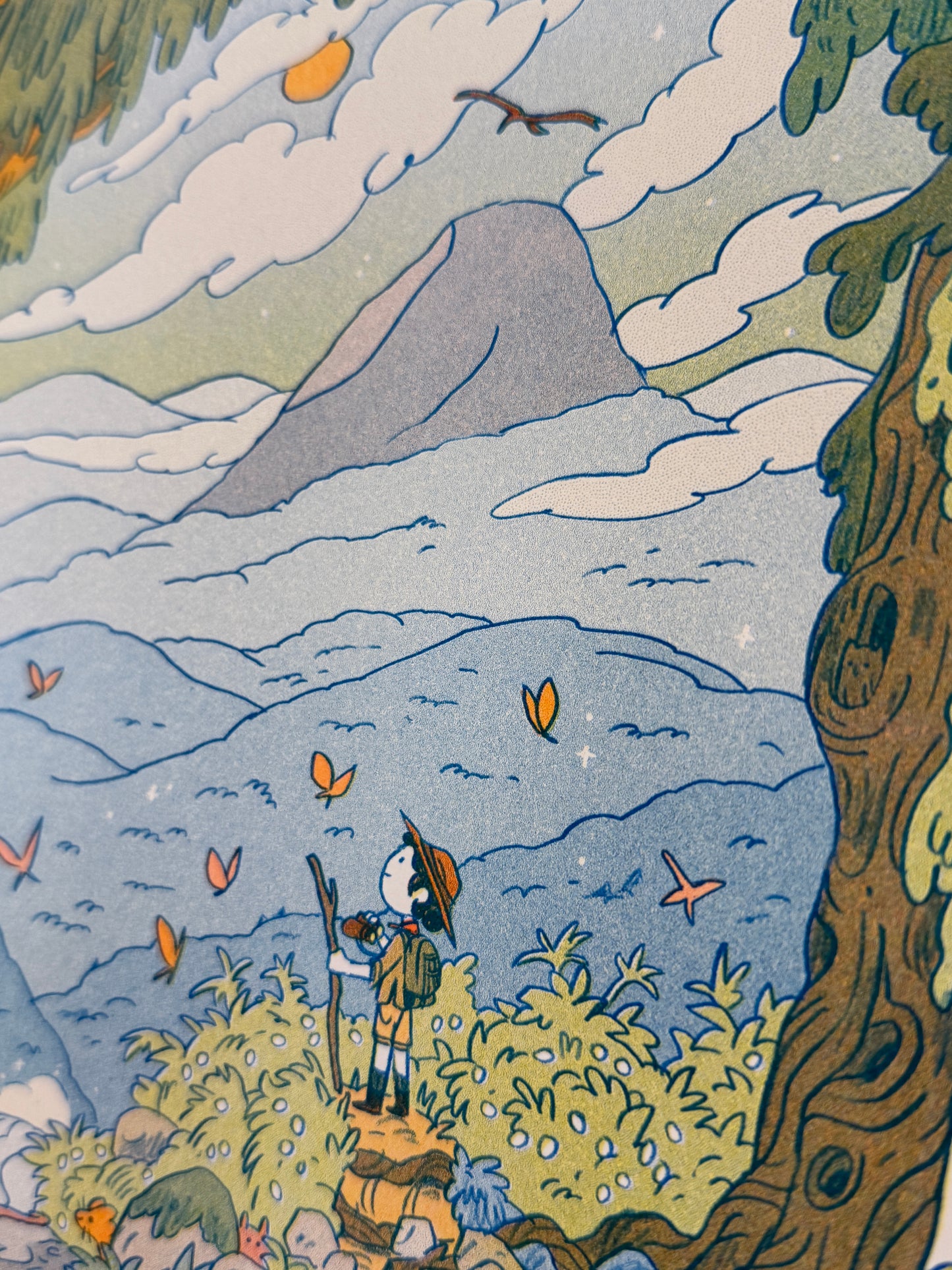Mountain Dreams Large Riso Print