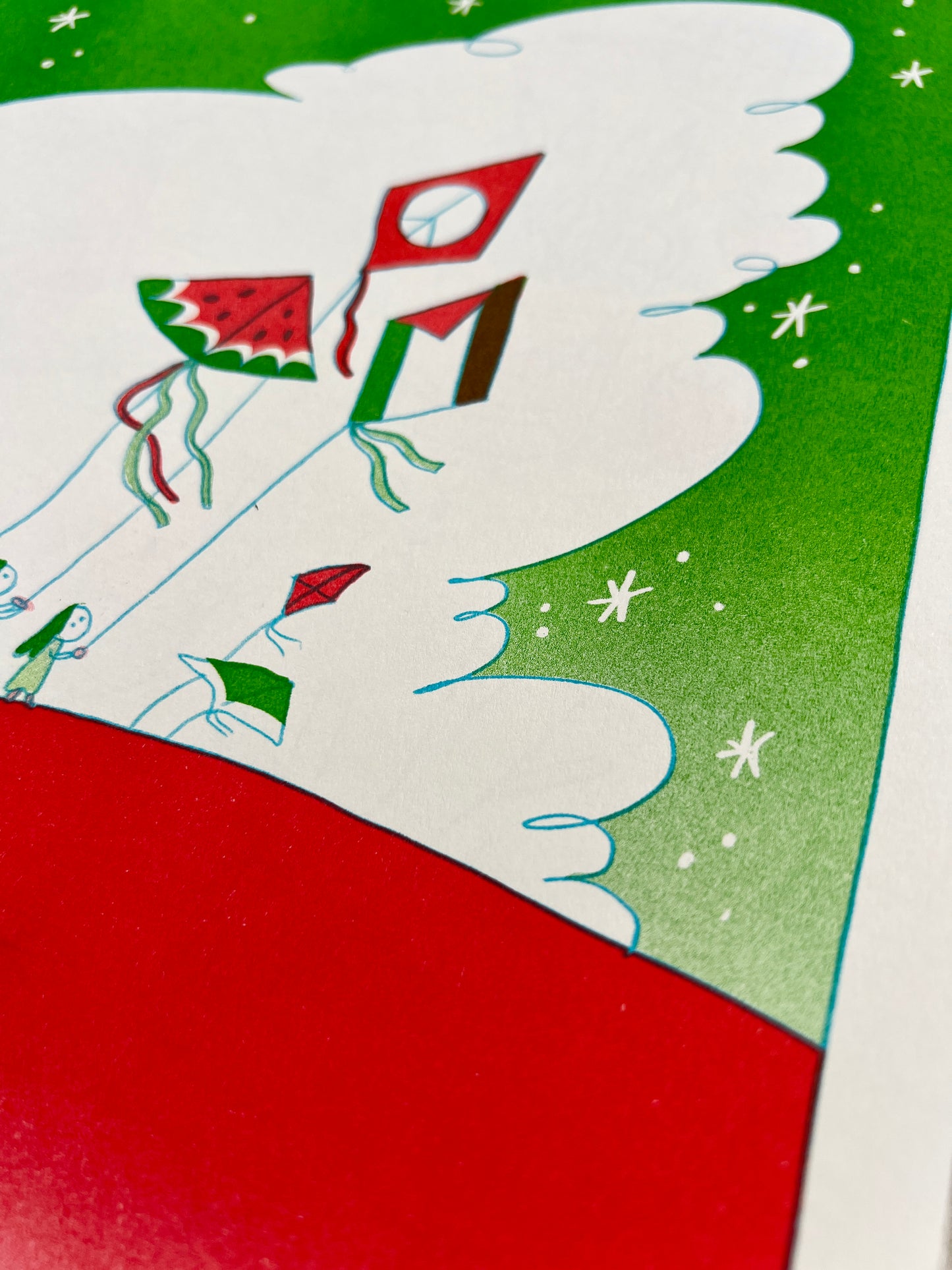 Gaza’s Kites, a Palestinian Children’s Relief Fund fundraiser print