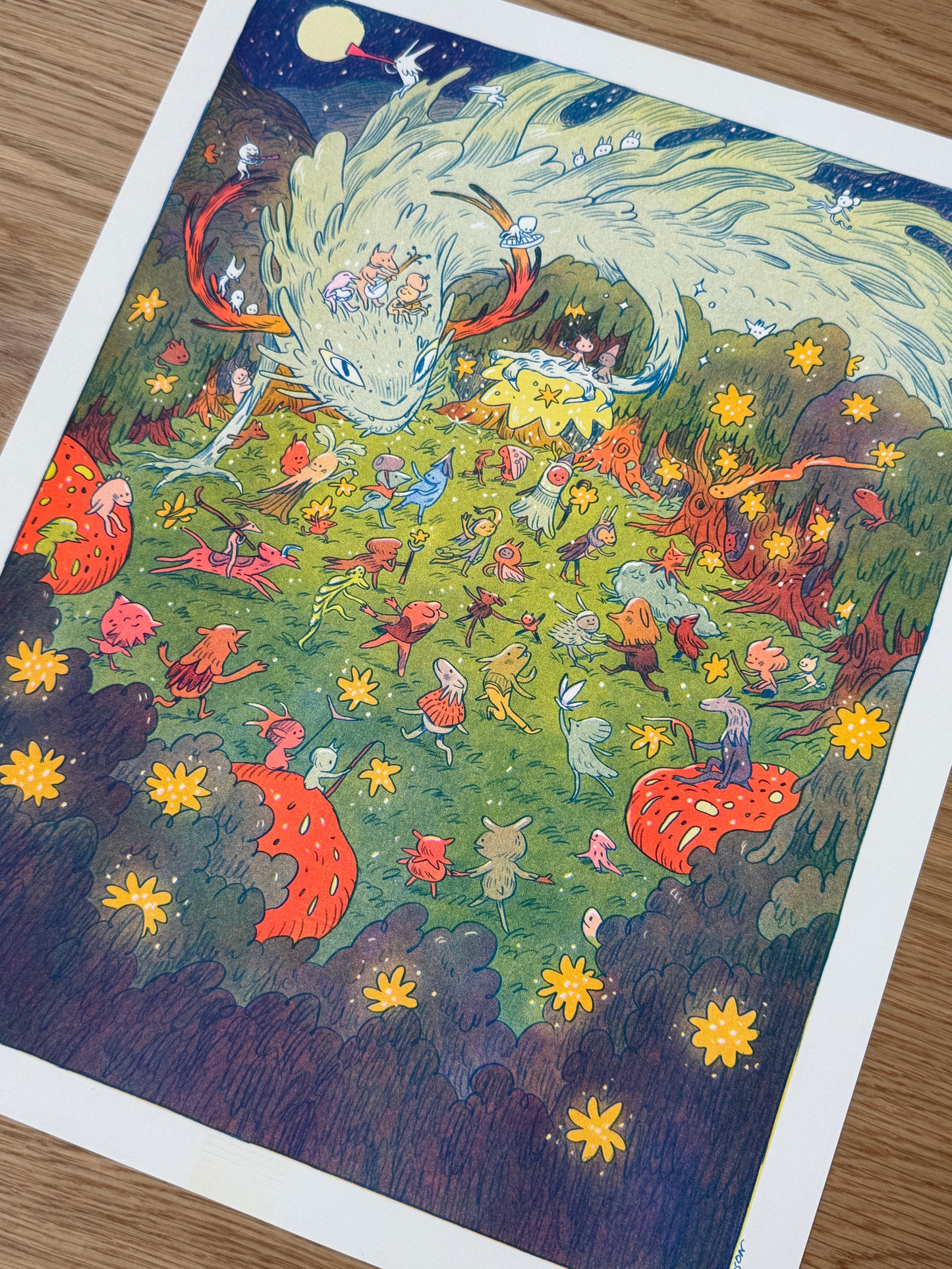 Morophon The Boundless Large Riso Print