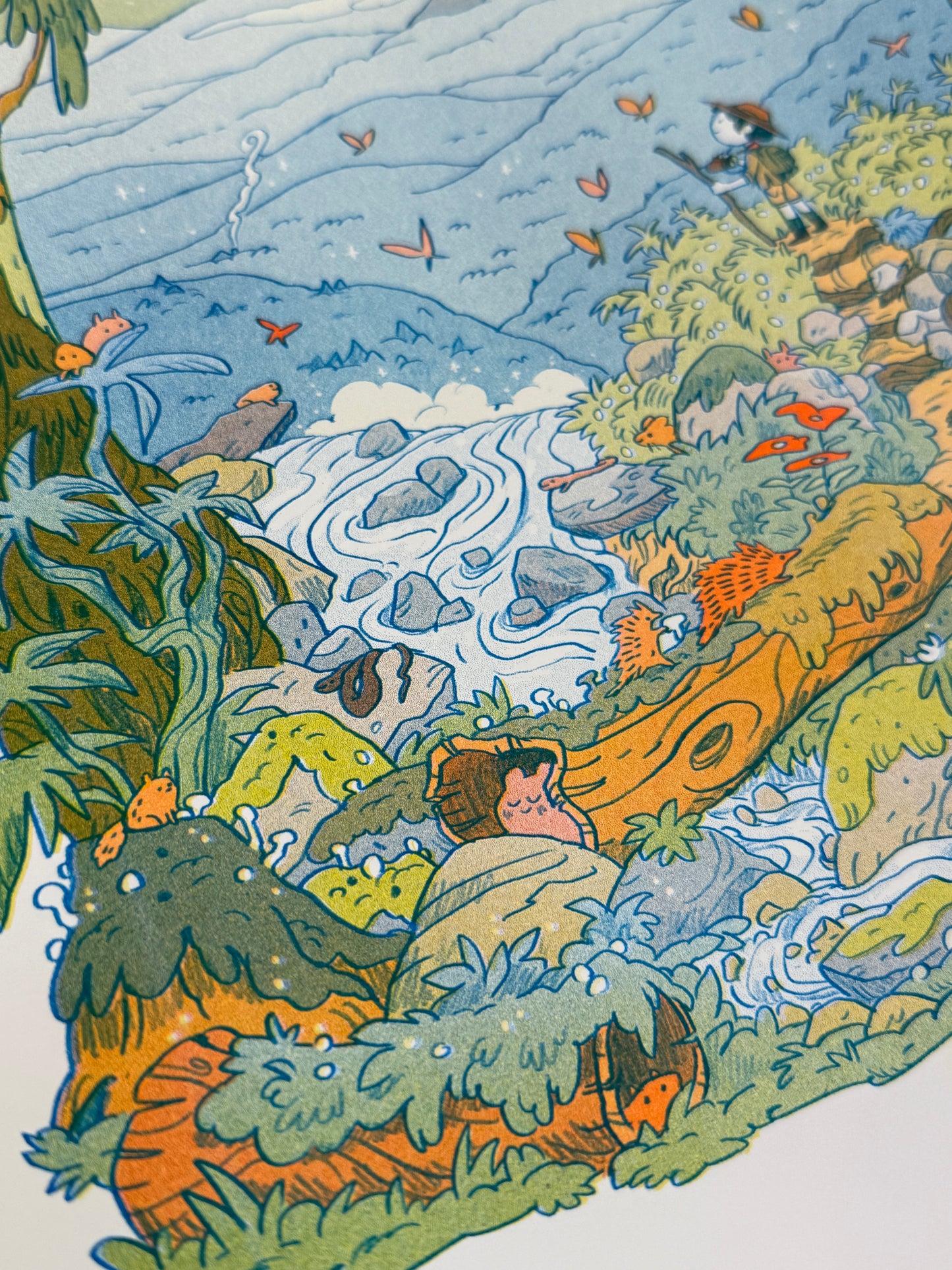 Mountain Dreams Large Riso Print