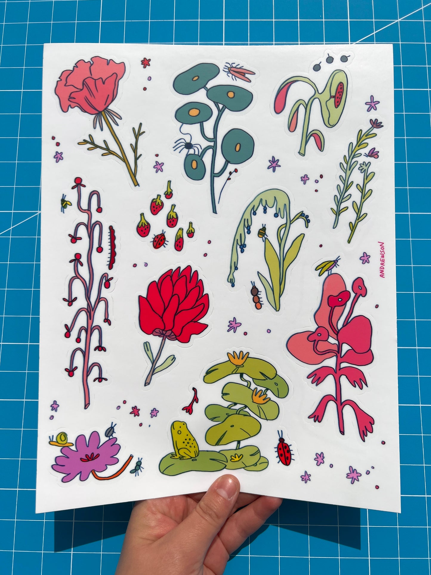 Super Large Plant Sticker Sheet