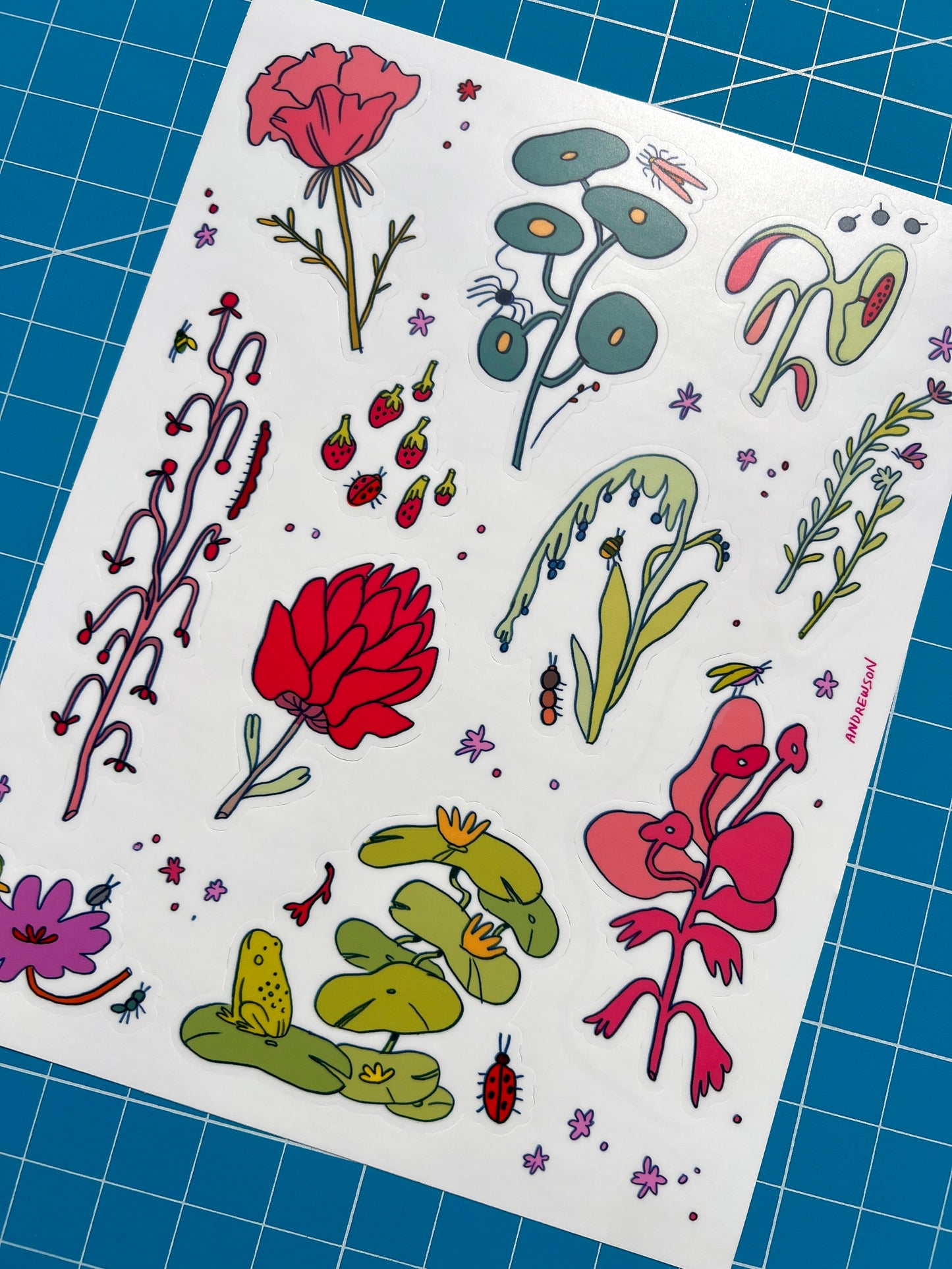 Super Large Plant Sticker Sheet