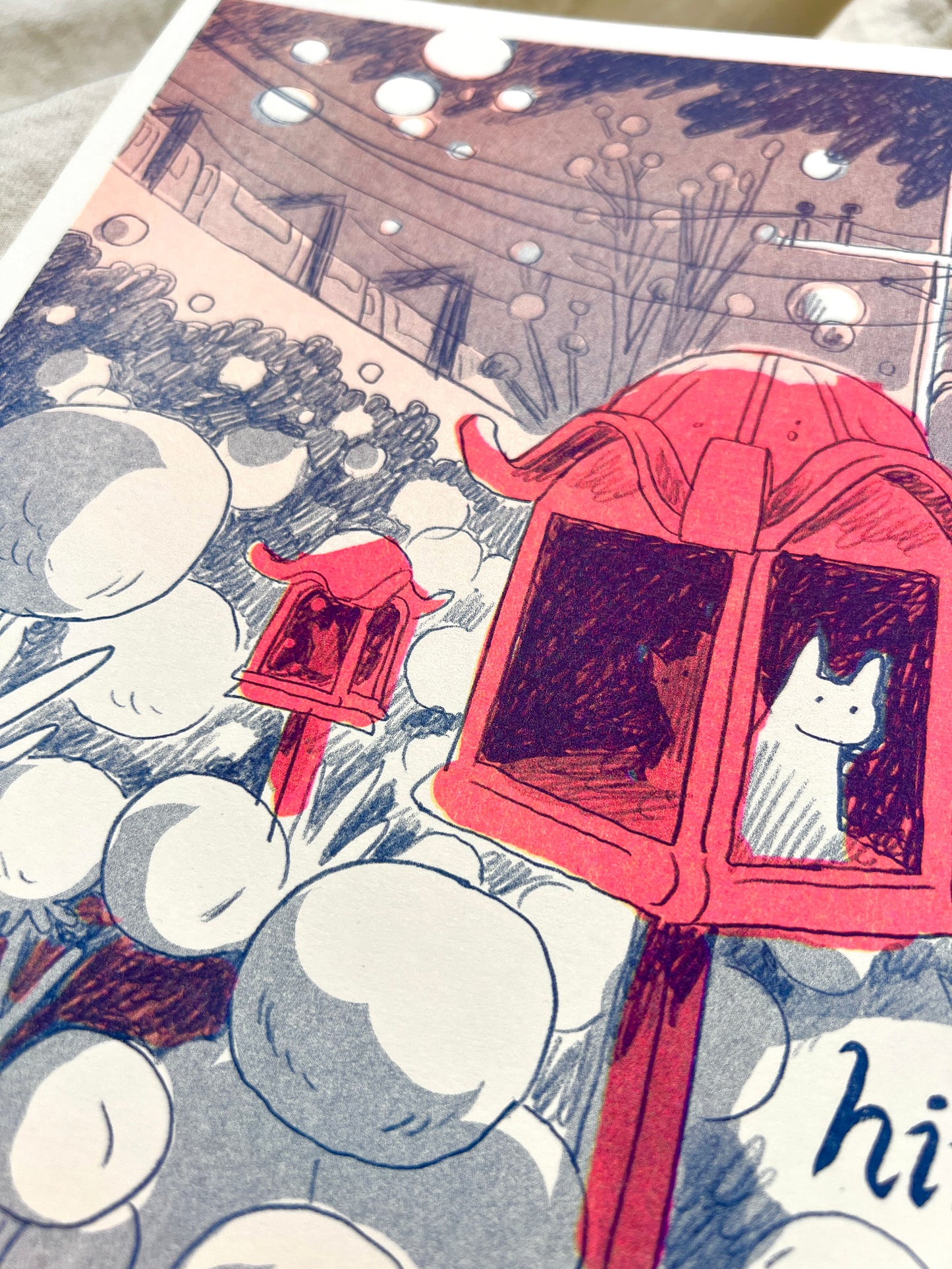 Tokyo Collective 'Himitsu' Riso Print