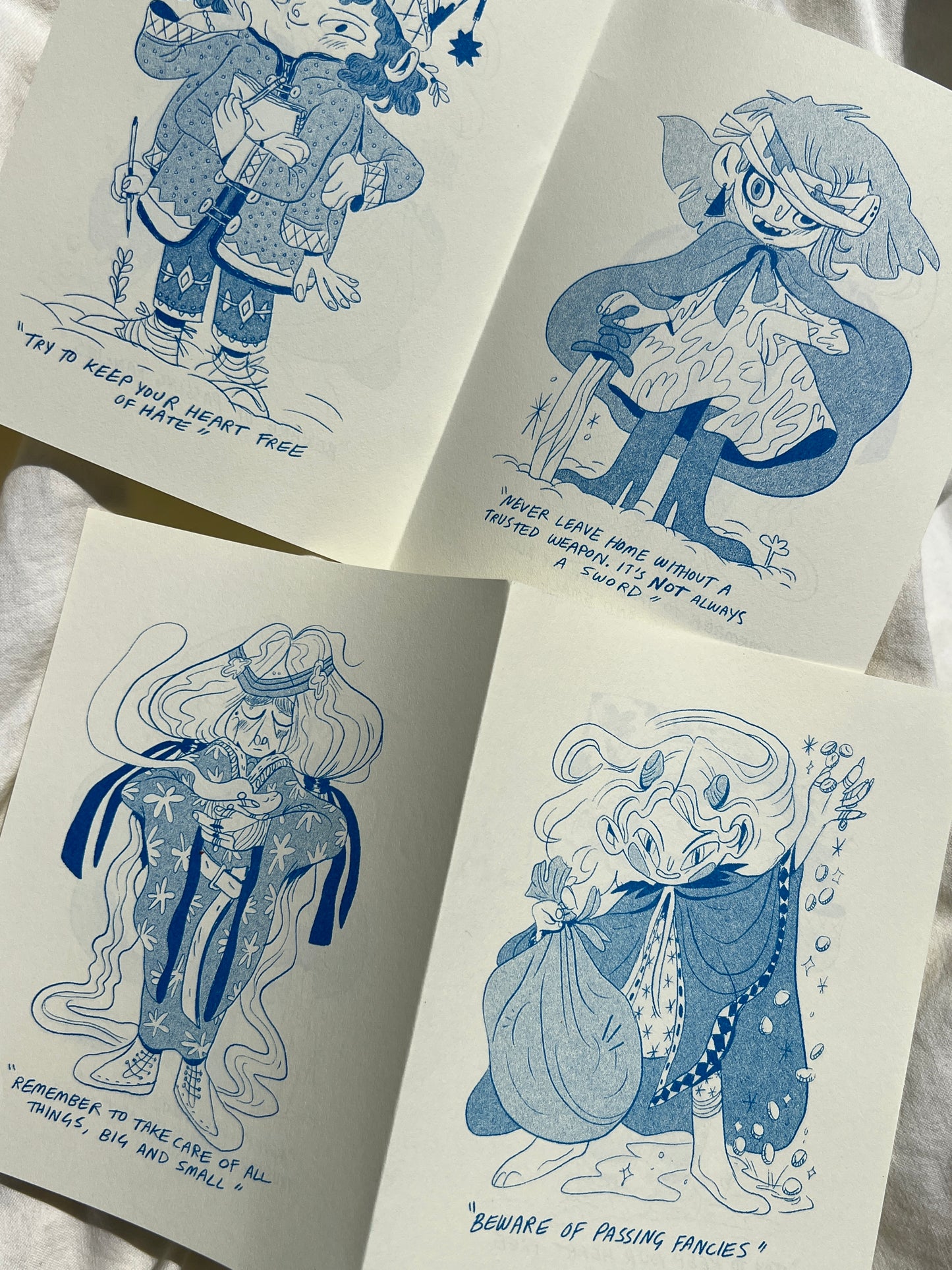 A Pocket Book of Witchfolk and Demons Riso Comic