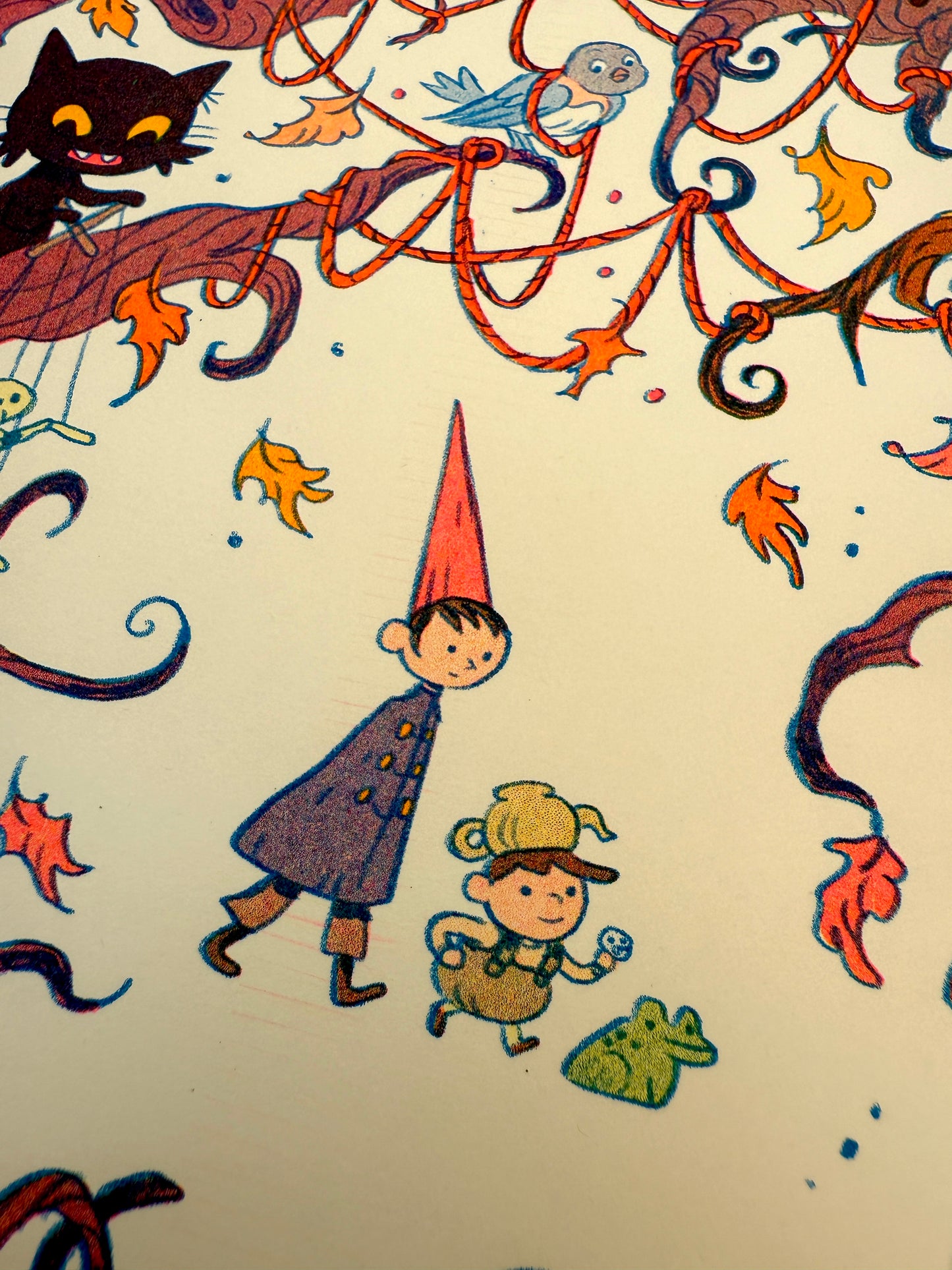 Ain’t That Just The Way Large version ~ an Over The Garden Wall tribute Riso Print