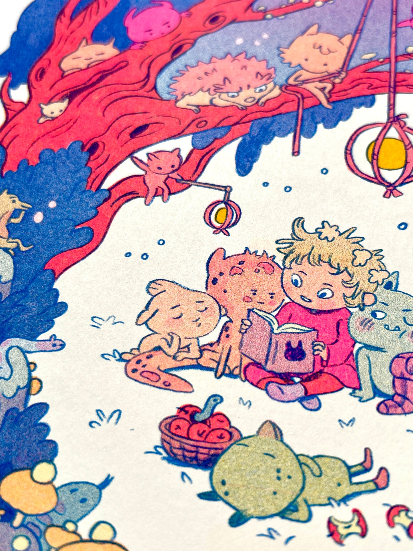 Bedtime Story Small Riso Print