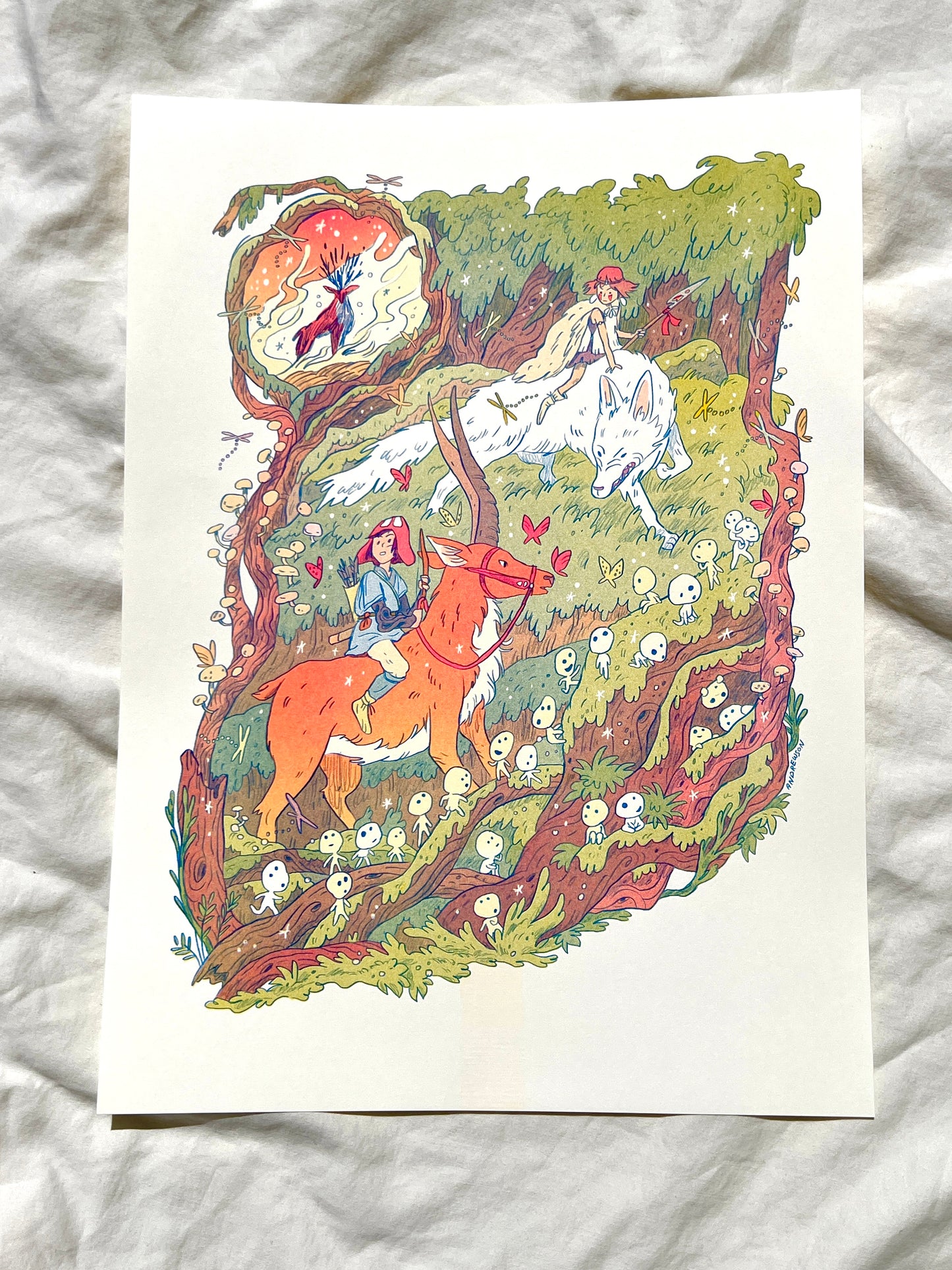 Princess Mononoke Large Print