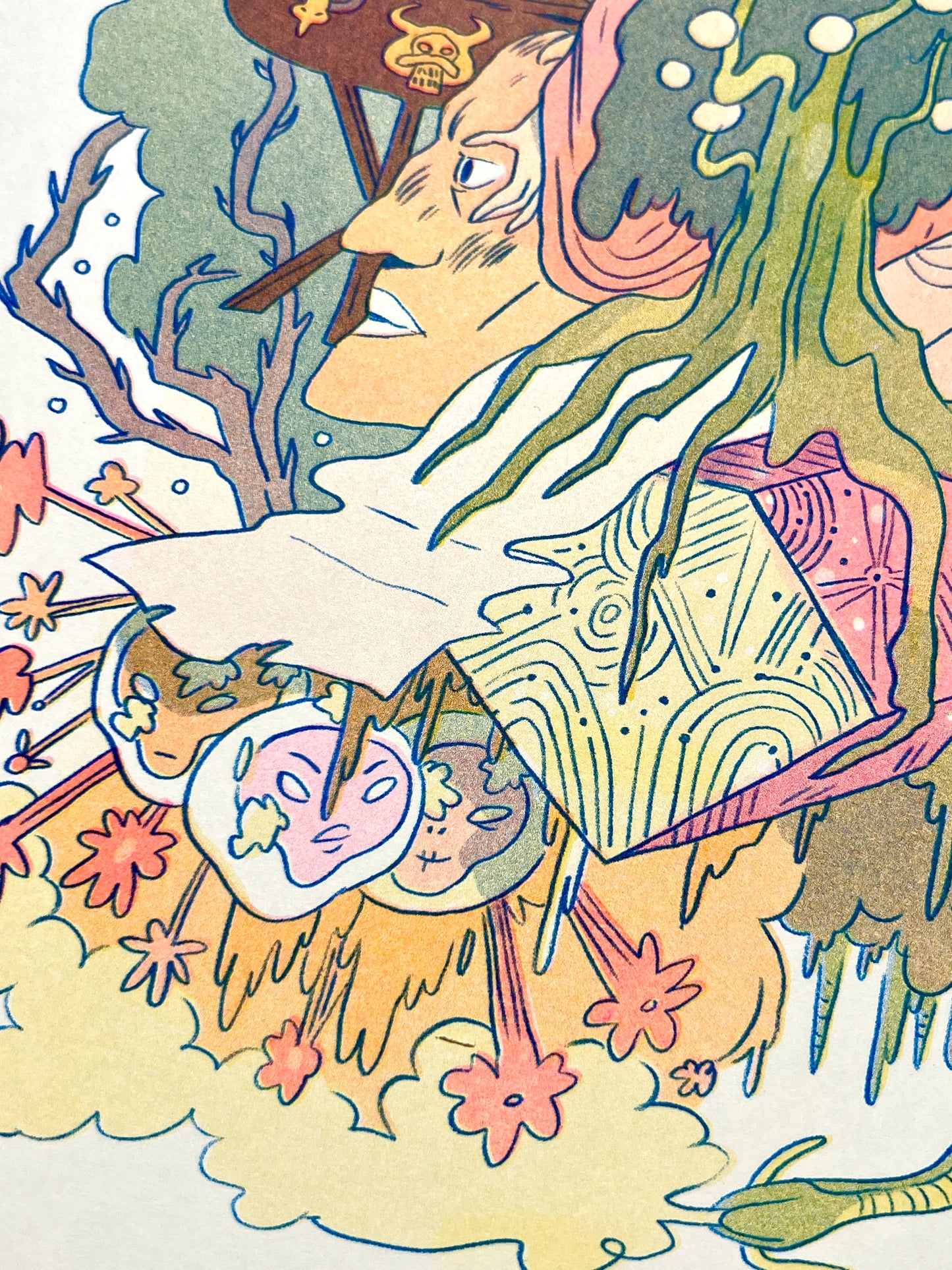 Iron Song Large Riso Print