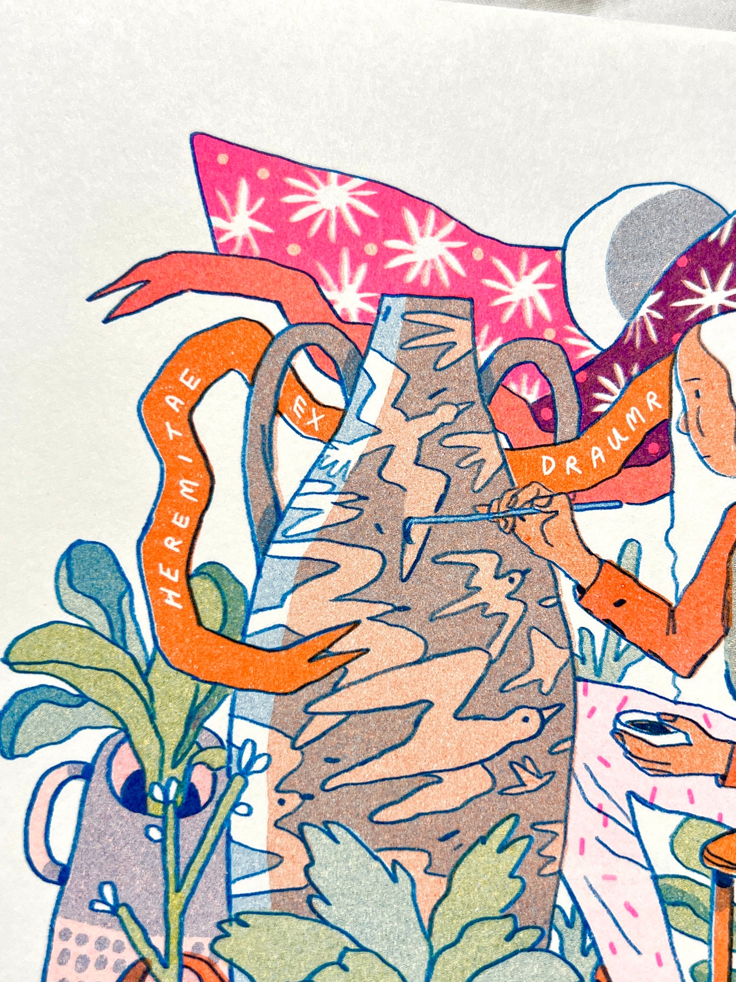 The Sculptor: Hermits of the Dream Islands - Riso Print
