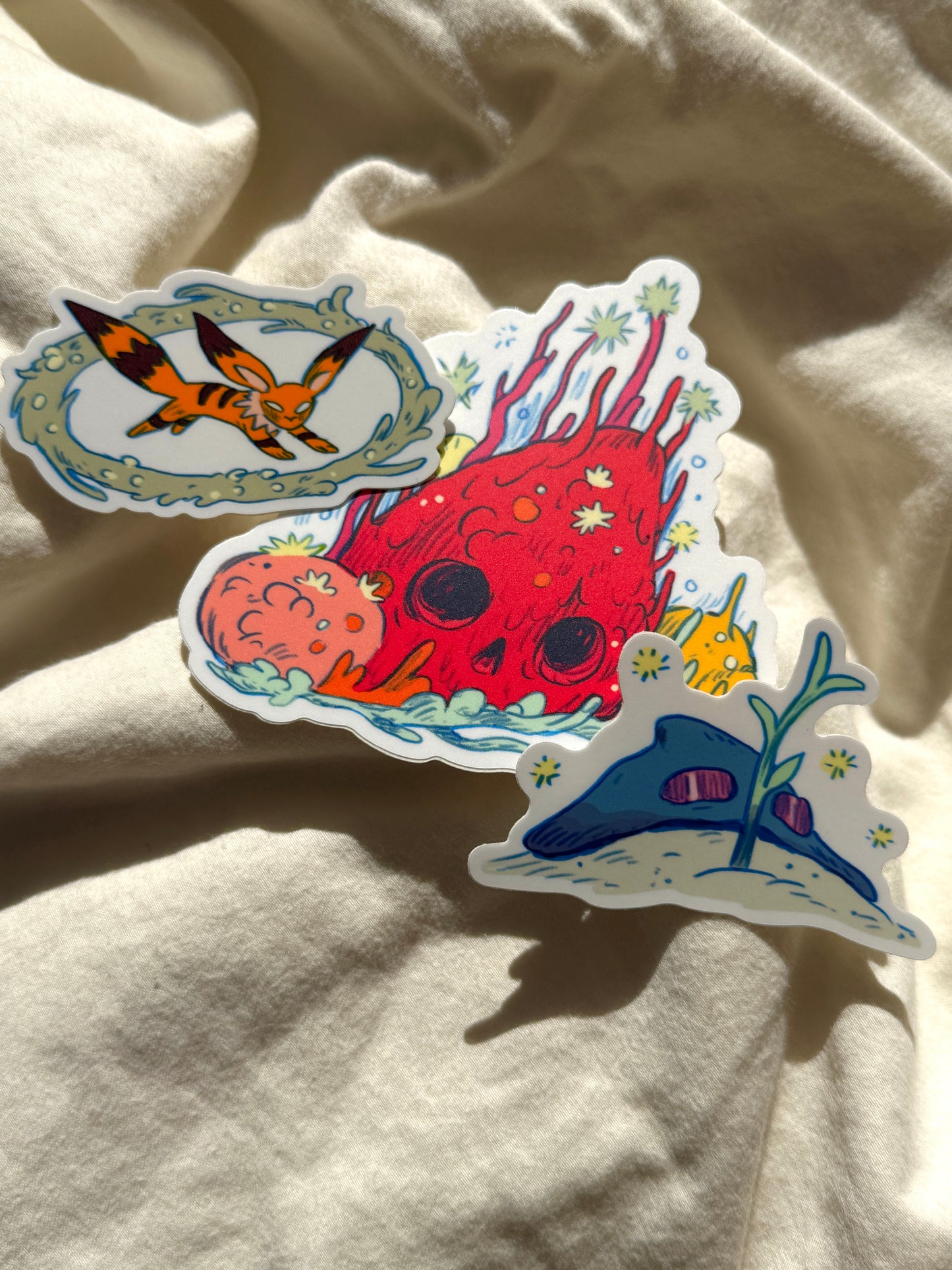 Nausicaa Stickers ~ Set of 3
