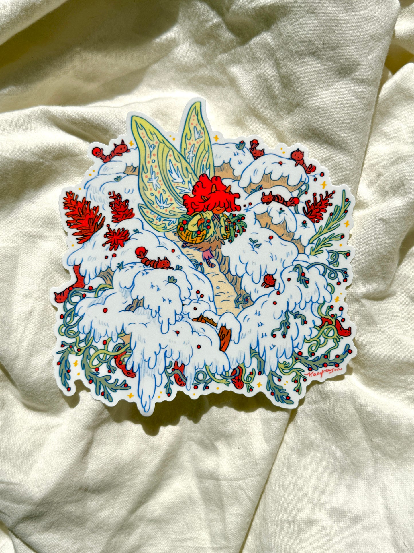 Chestnut Fairy Large Sticker
