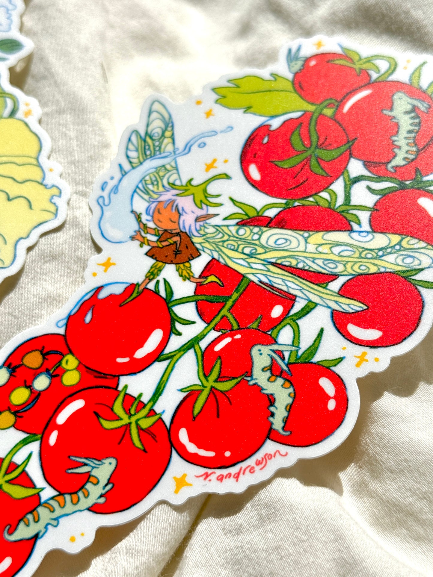 Sunflower Fairy Large Sticker