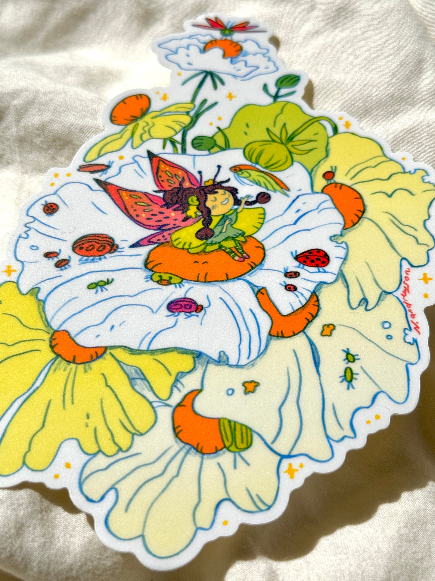 Bug Fairy Large Sticker