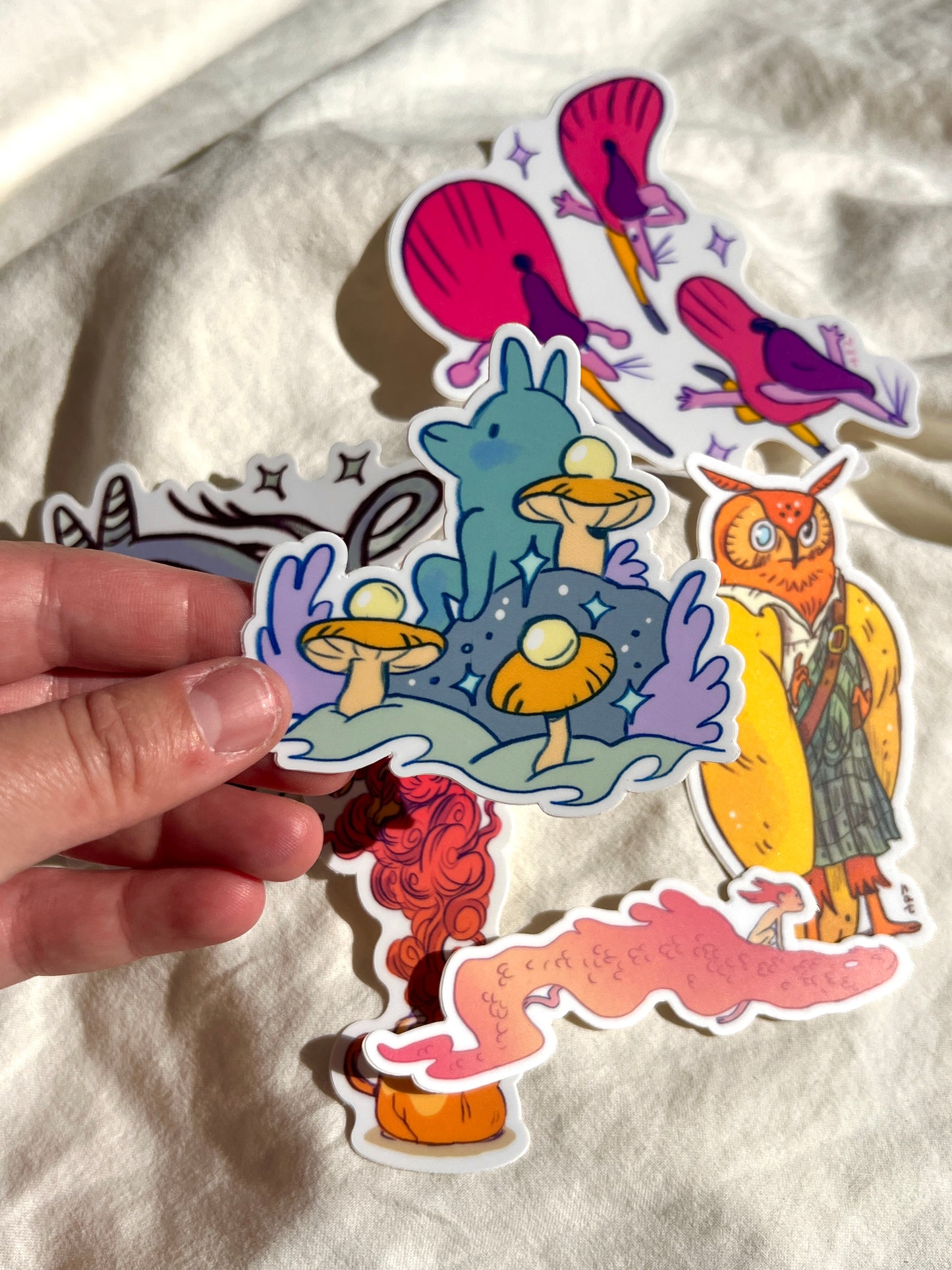 Little Demons Sticker pack - Set Of 7 Fun Character Stickers
