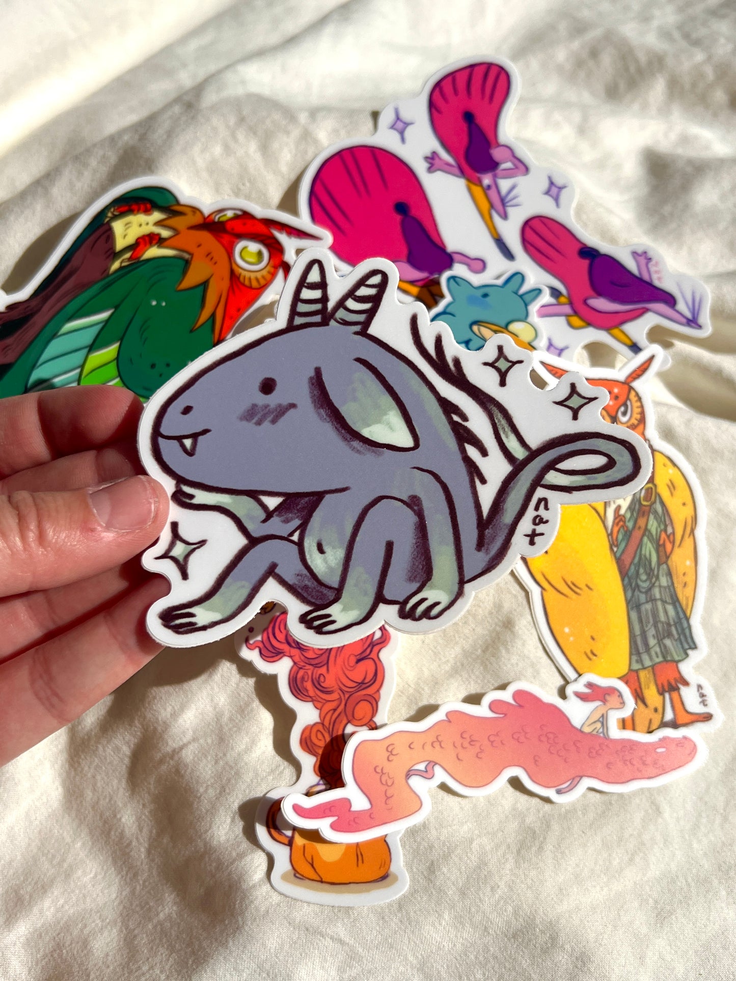 Little Demons Sticker pack - Set Of 7 Fun Character Stickers