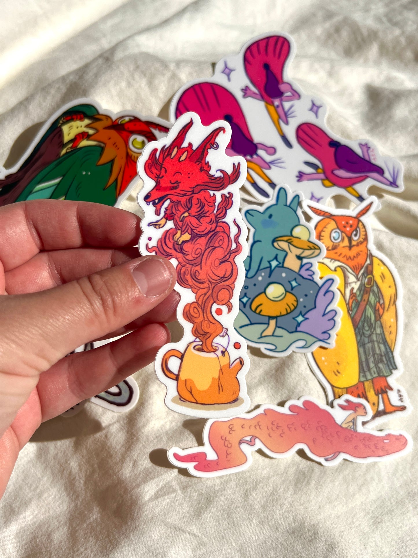 Little Demons Sticker pack - Set Of 7 Fun Character Stickers