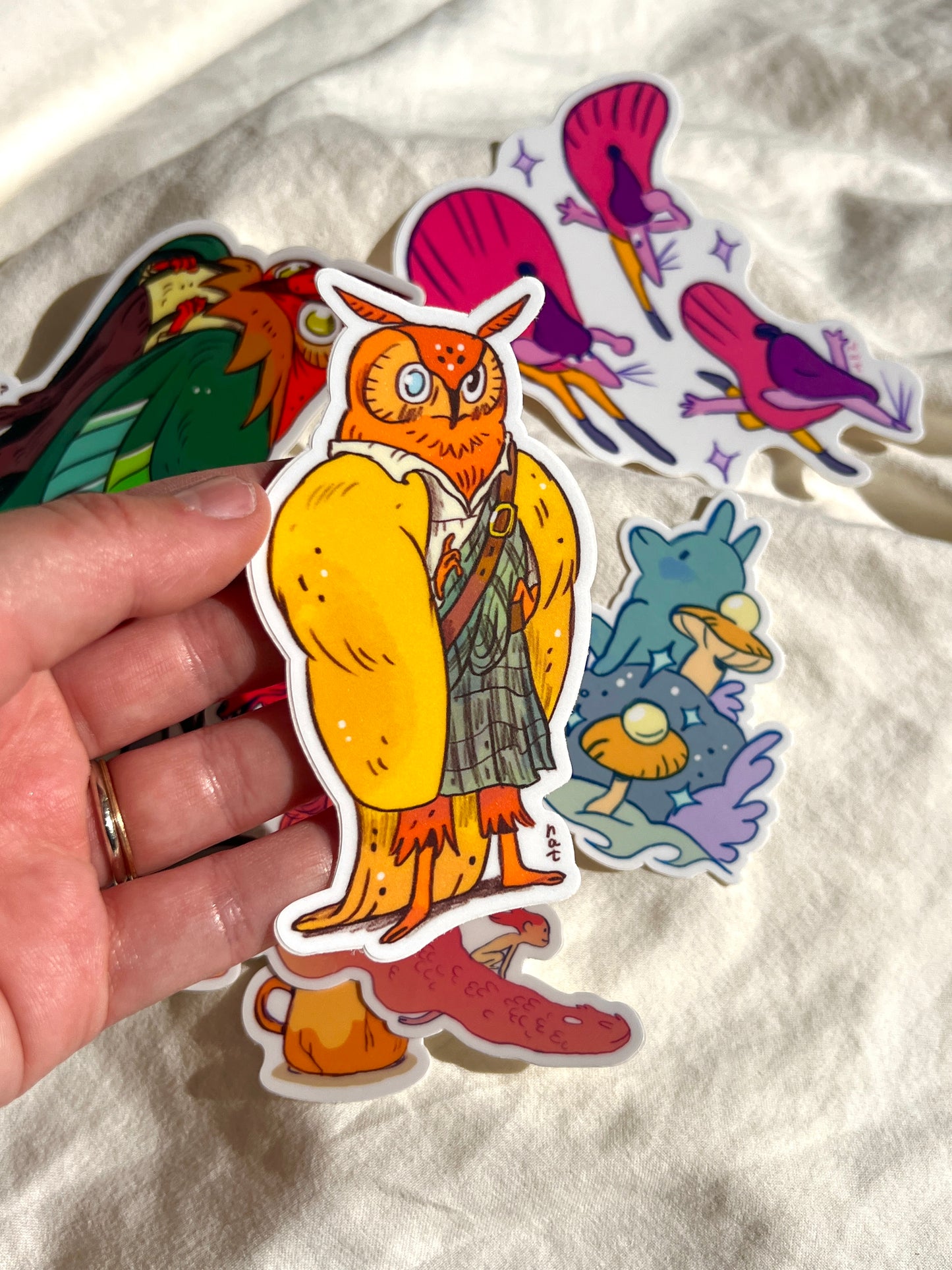 Little Demons Sticker pack - Set Of 7 Fun Character Stickers