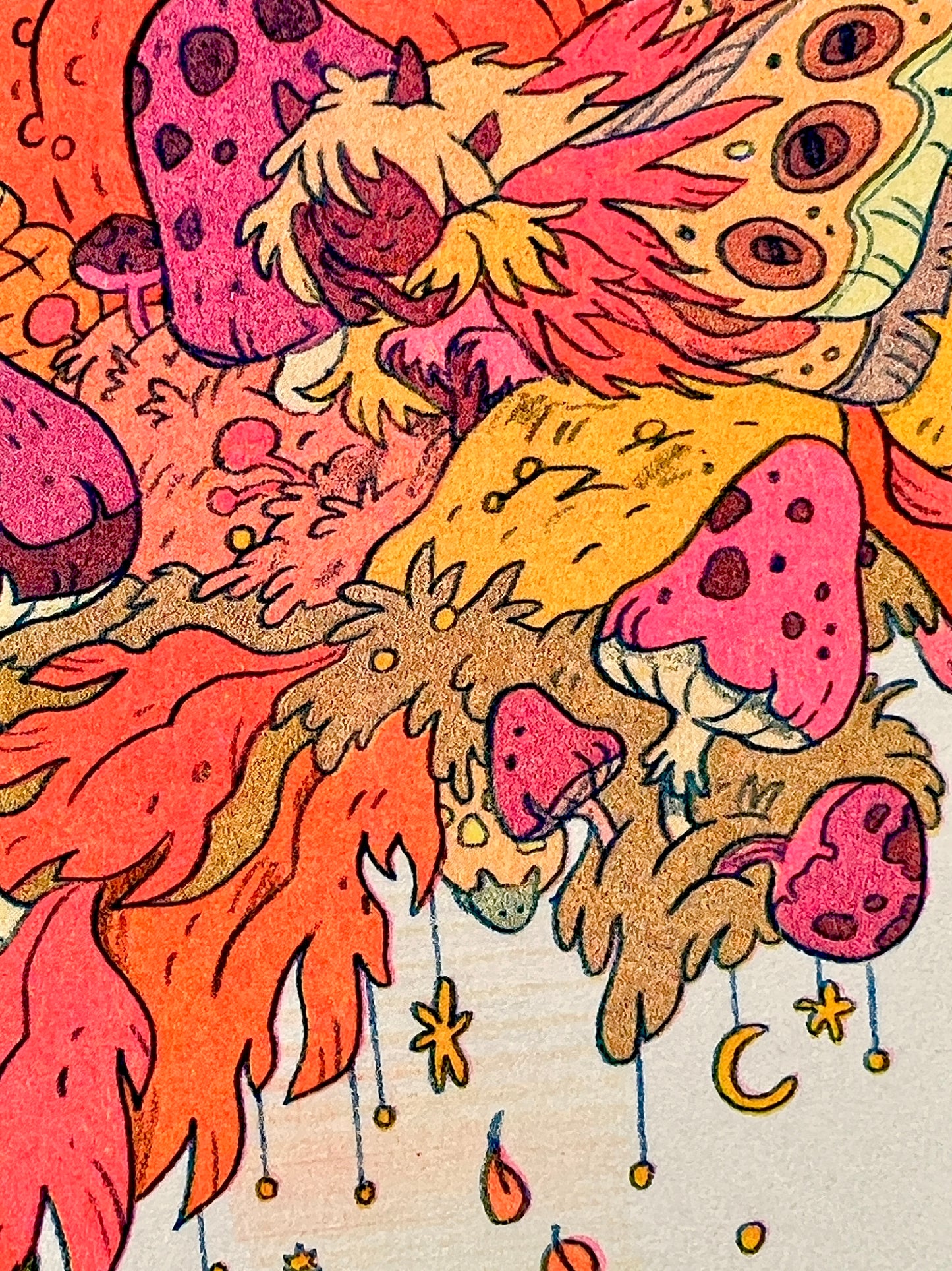 Pumpkin Fairy Riso Print