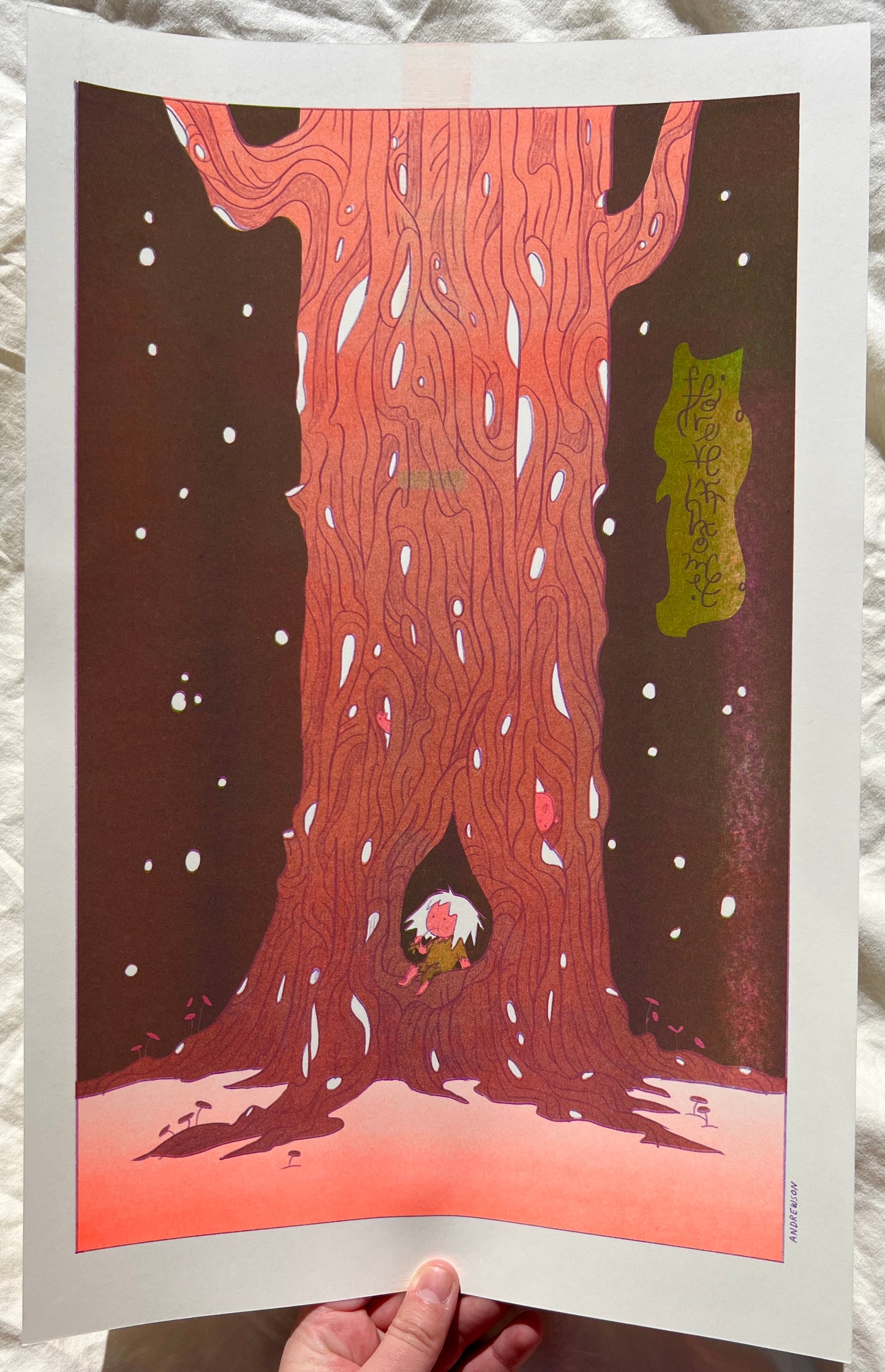 Forever Home Riso Print