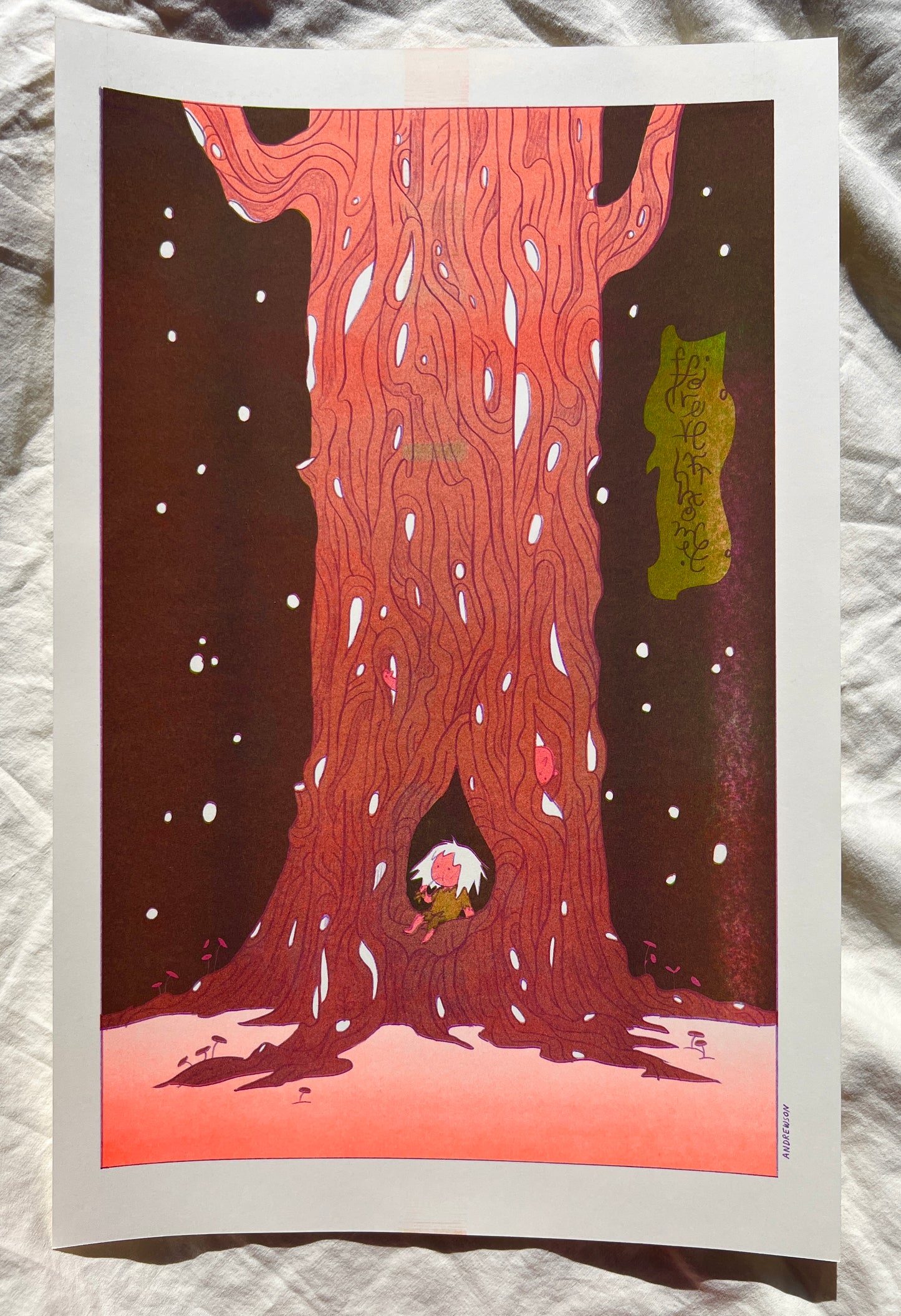 Forever Home Riso Print