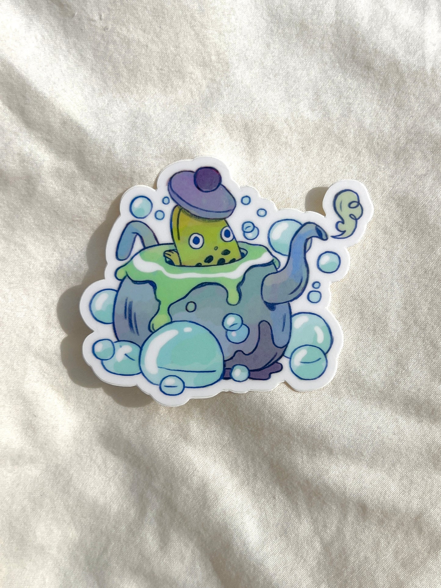 Froggy Bog Sticker
