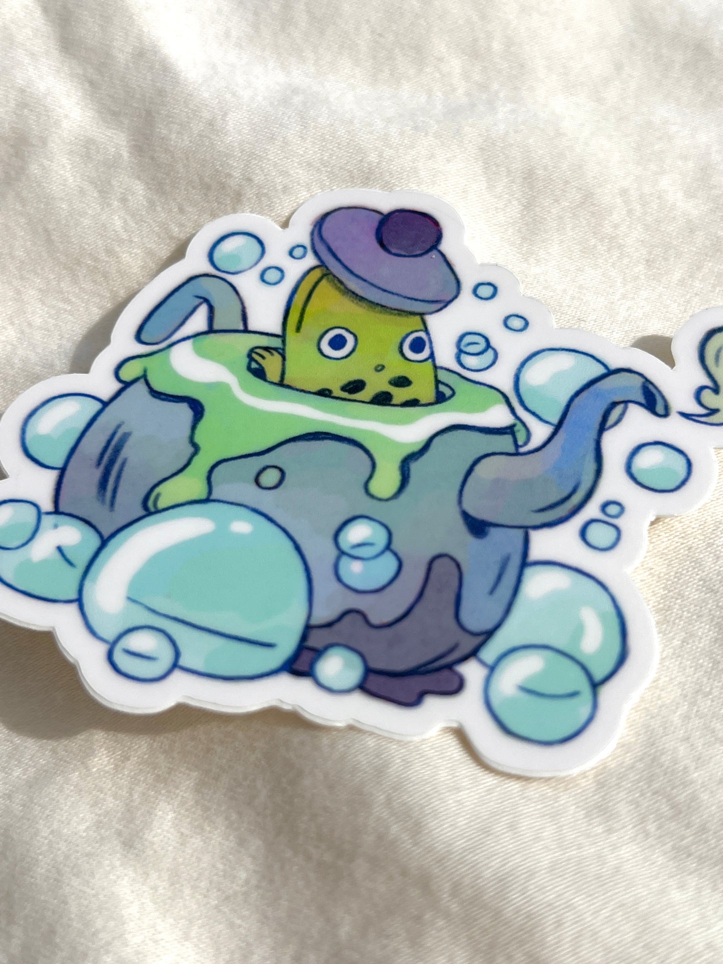 Froggy Bog Sticker