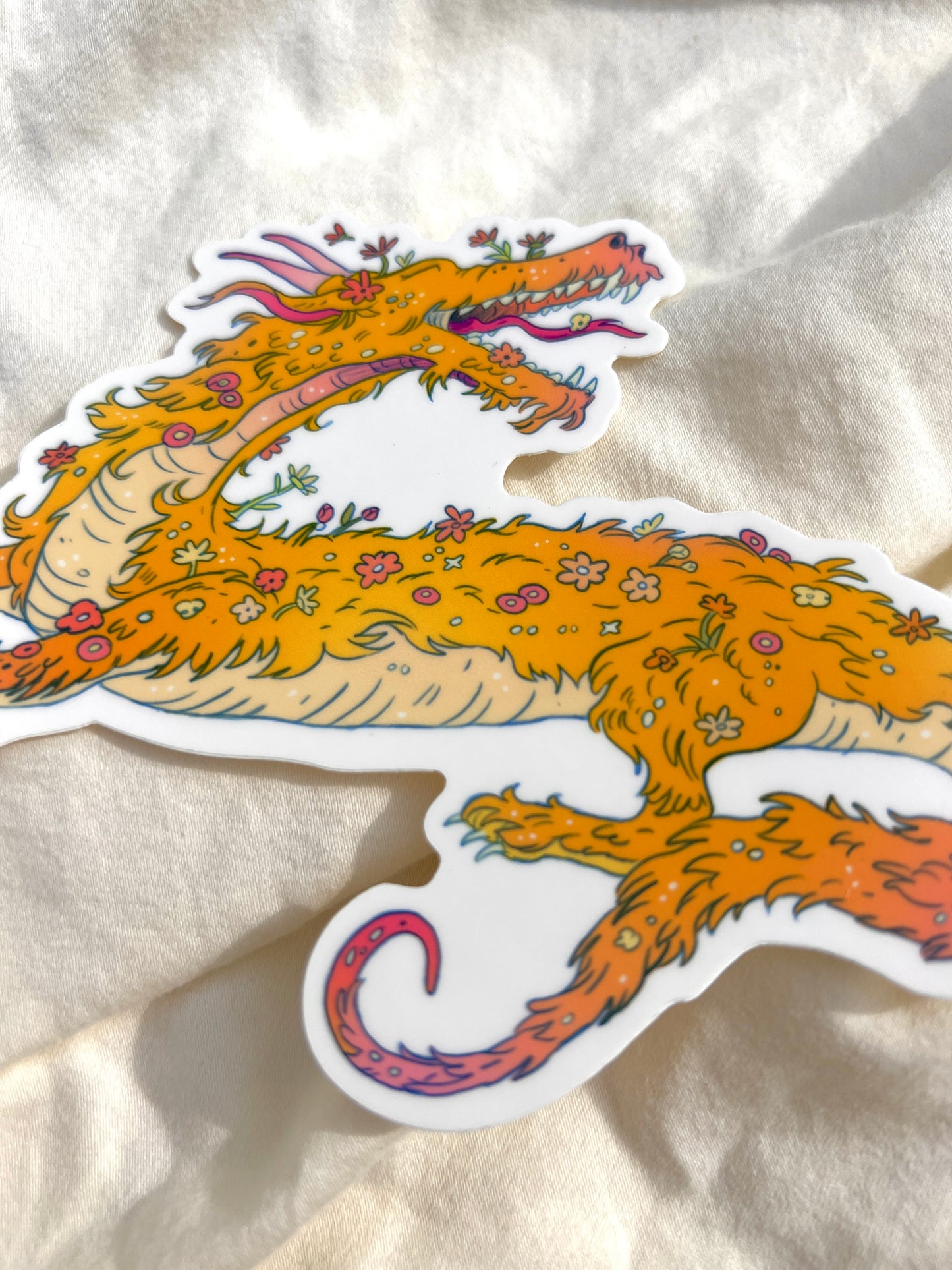 Spring Dragon Large Sticker