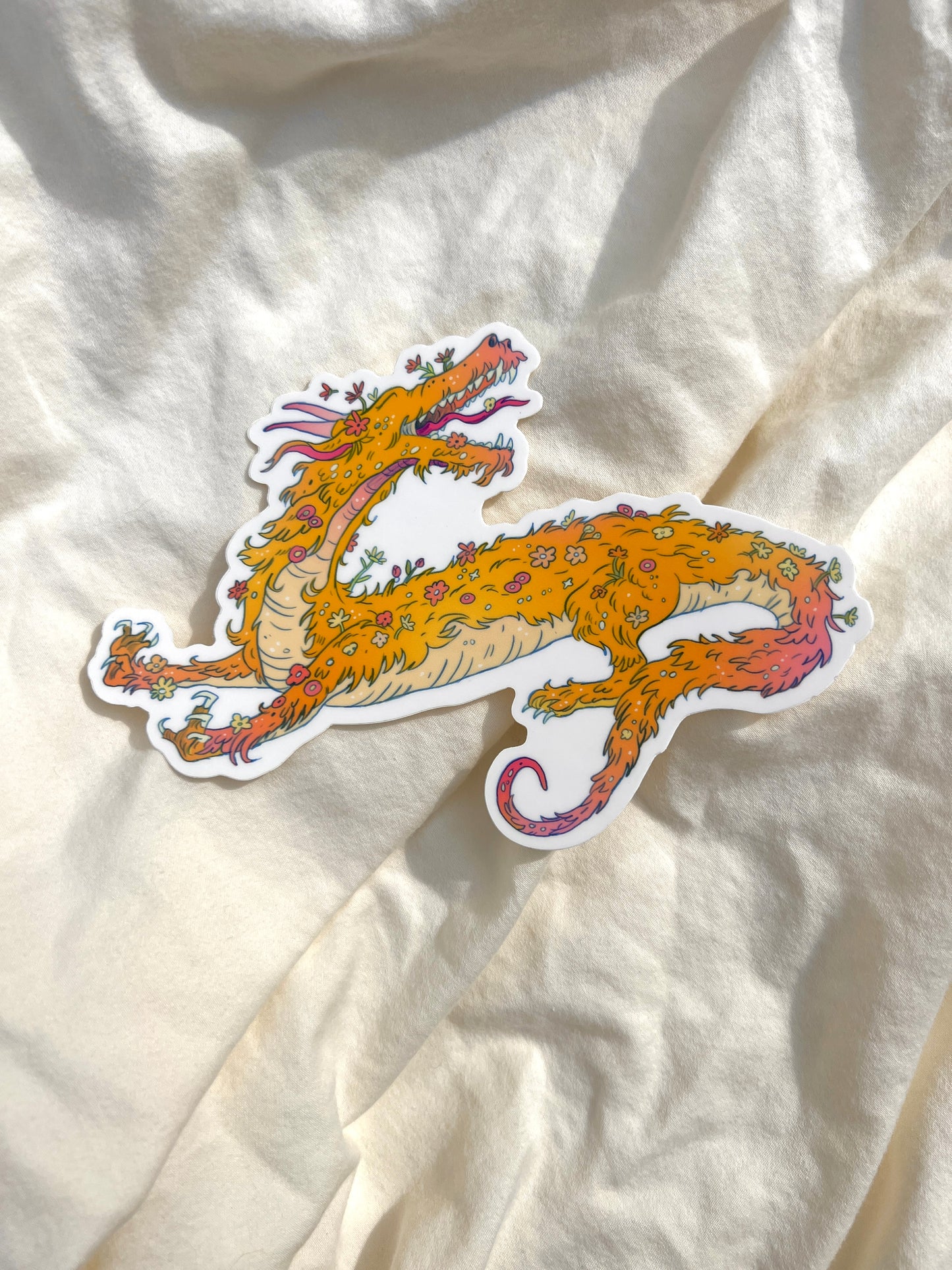Spring Dragon Large Sticker