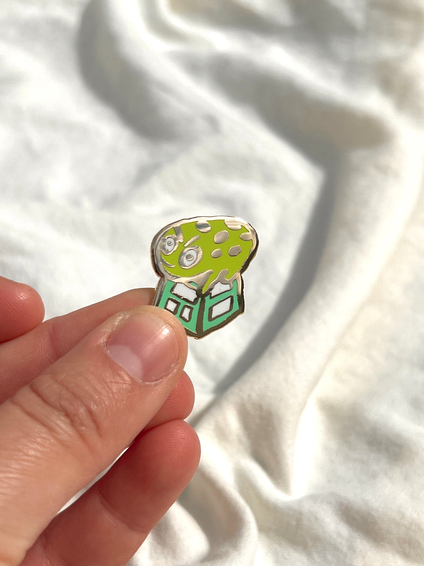 Mad Comics Frog Pin