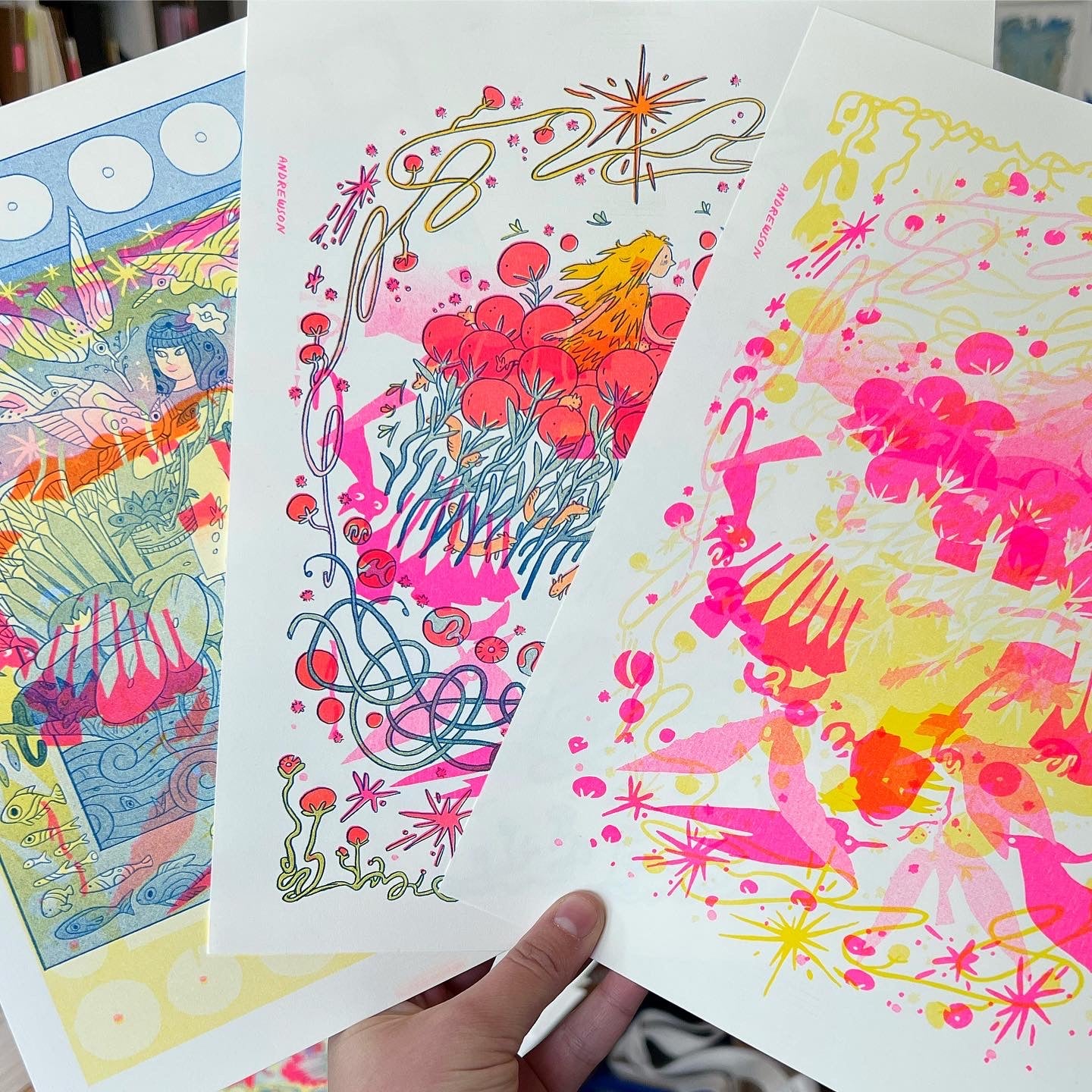 Bad Riso Prints x3
