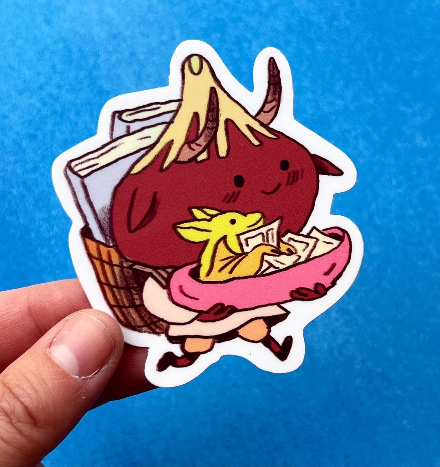 Comic Bowl Sticker