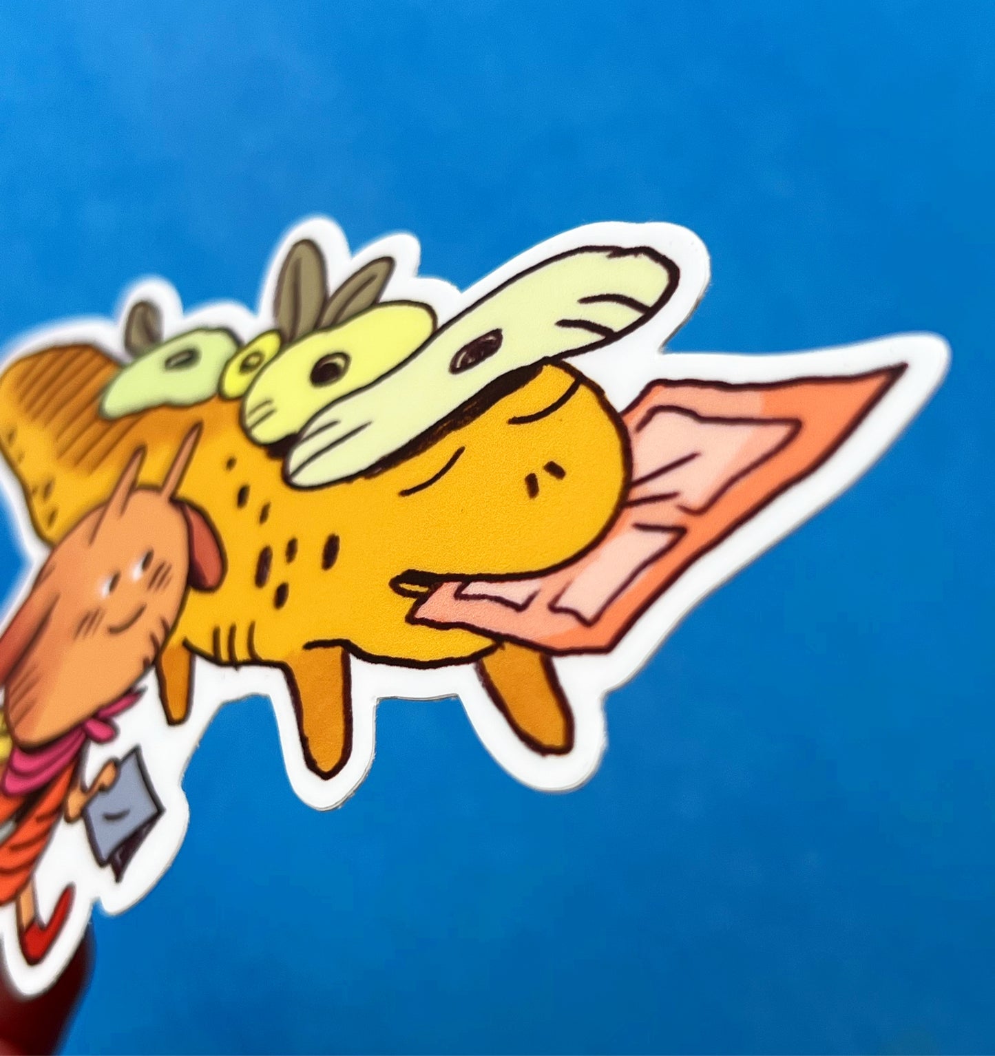 Flower Lizard Sticker