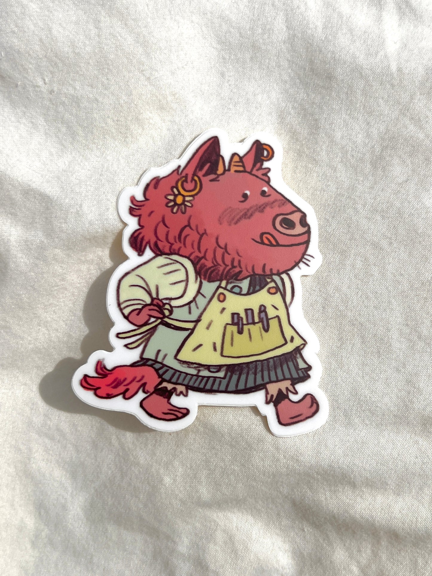 Art Apron Sticker