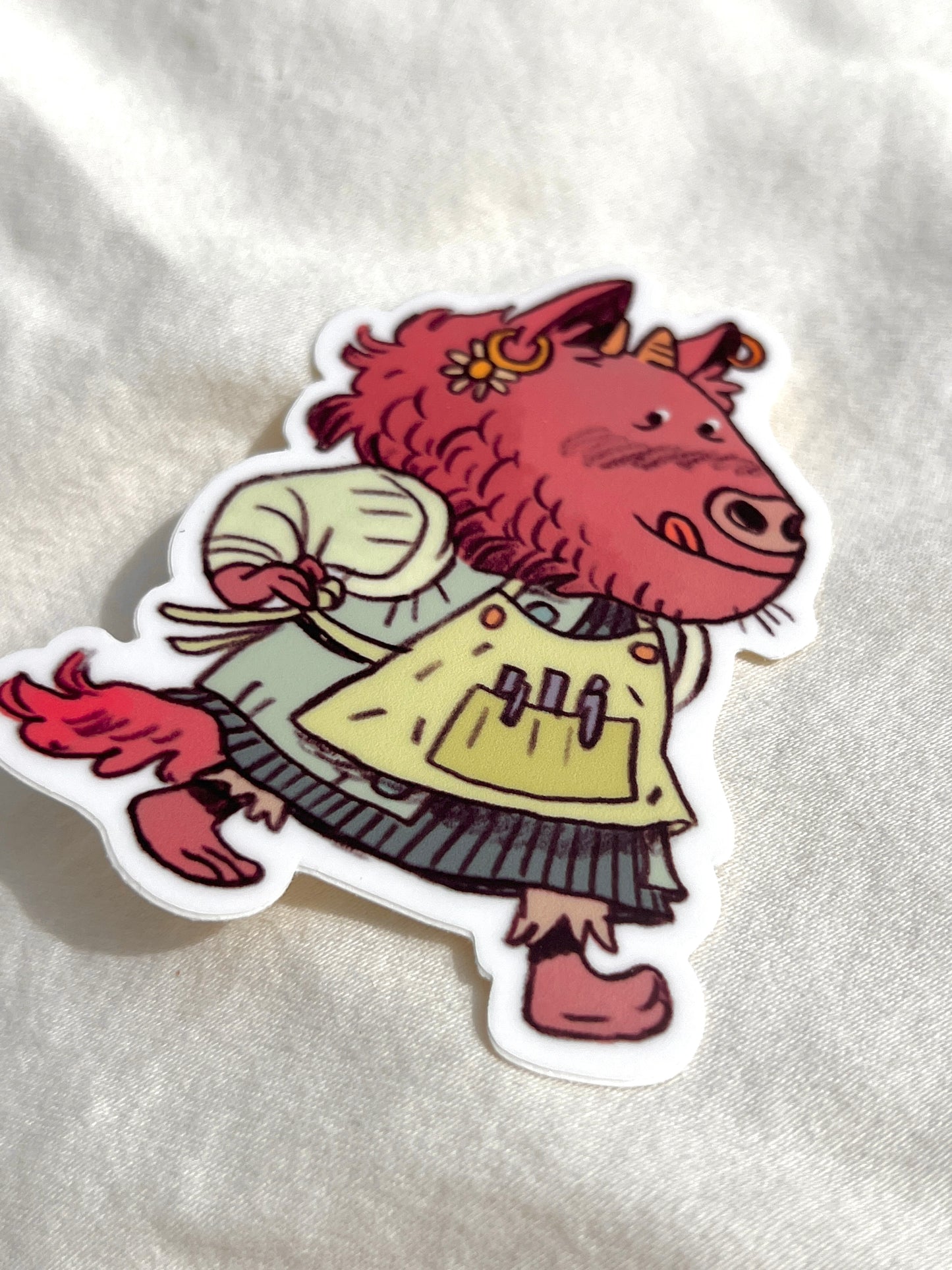 Art Apron Sticker