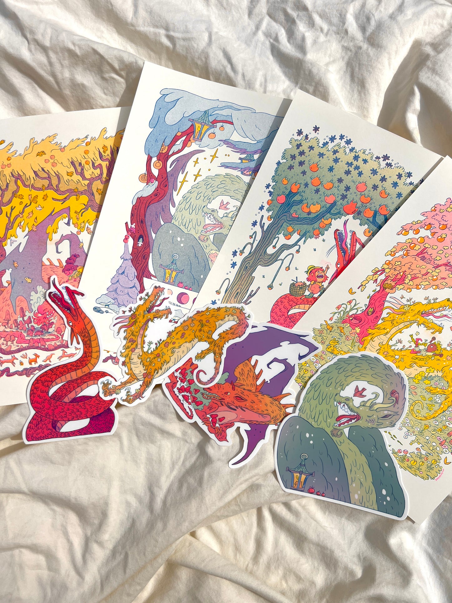 Season of Dragons Series + All Stickers