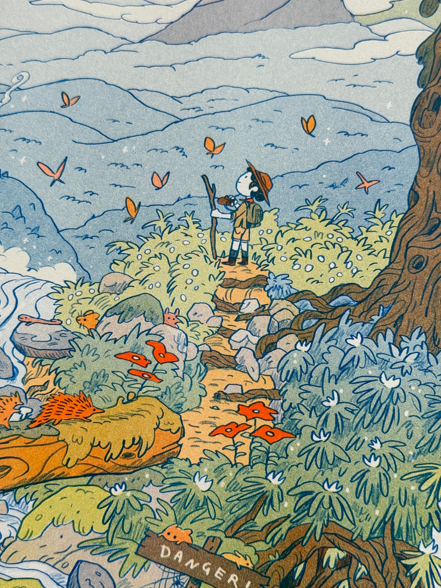 Mountain Dreams Large Riso Print