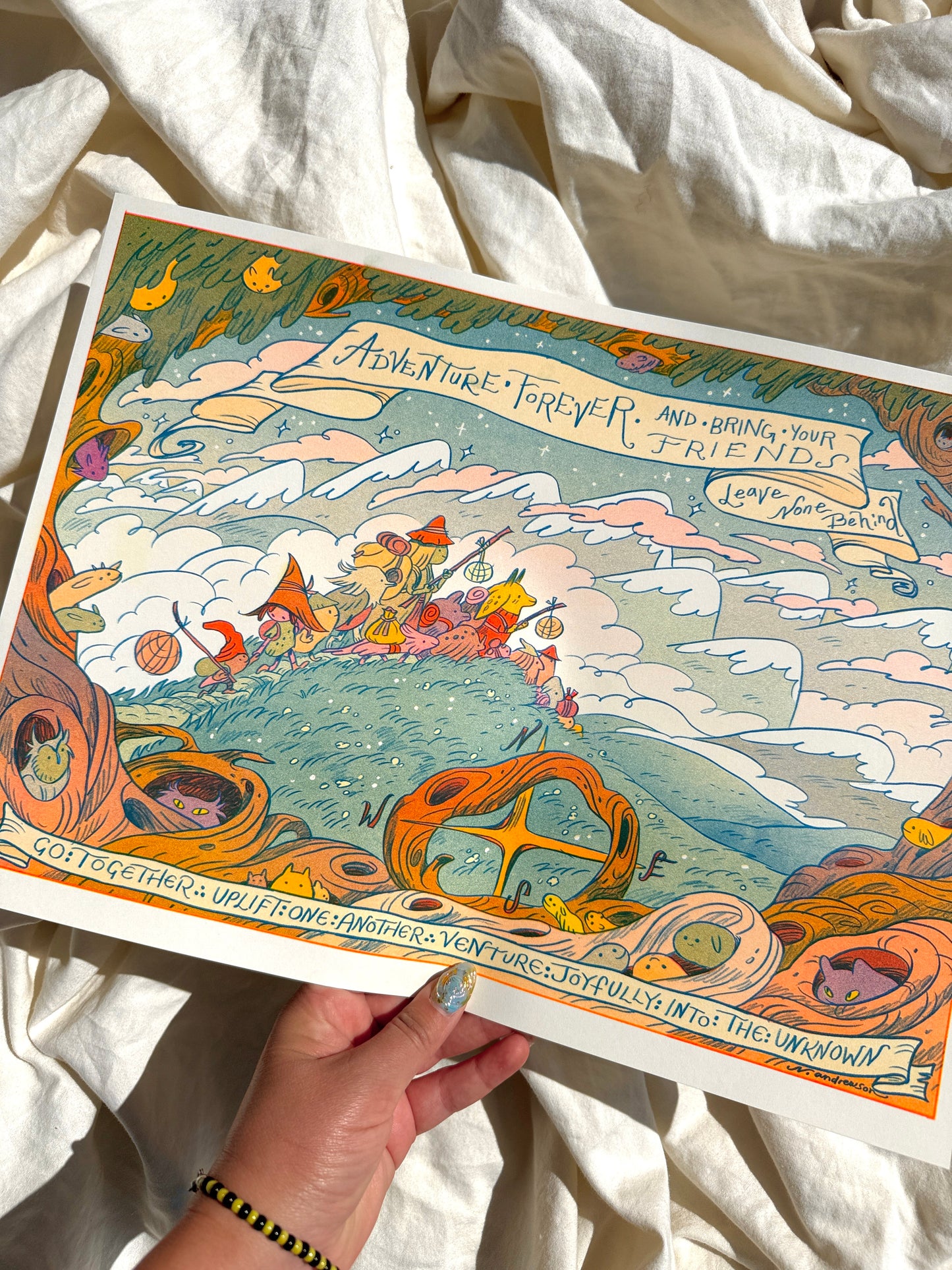 Adventure Forever ~ Large Riso Print