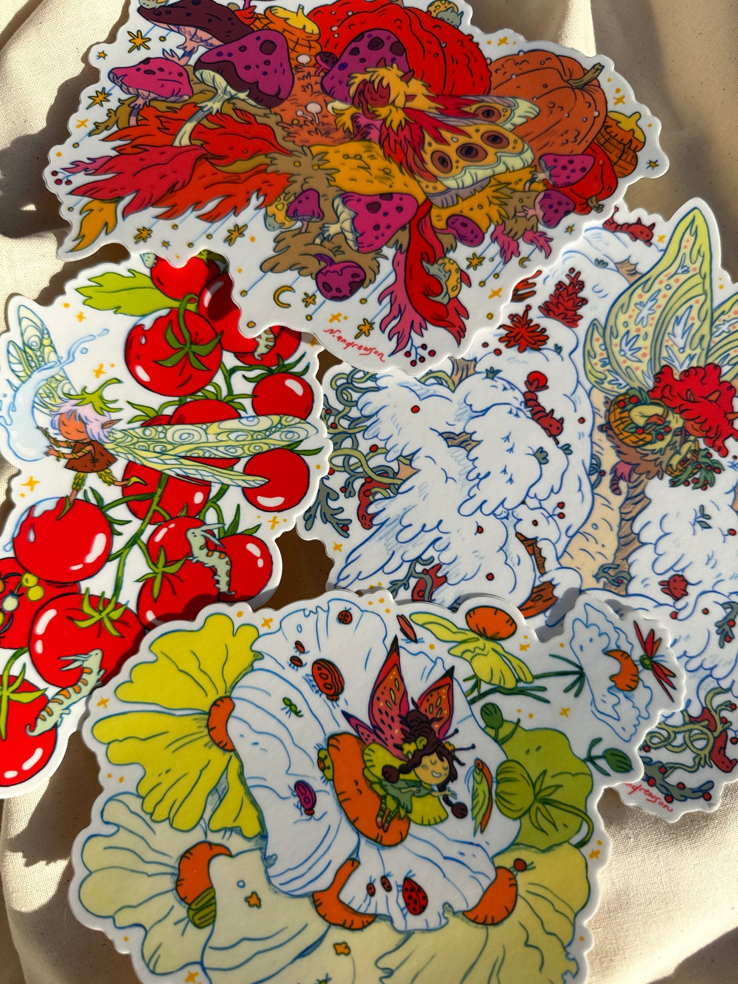 Fairy Series Set of Four Large Stickers