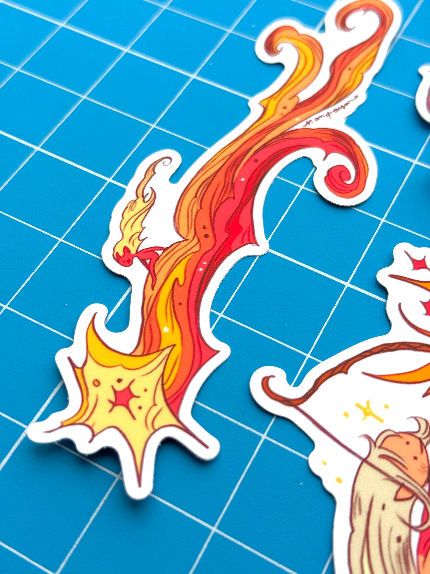 Star Rider Demon Vinyl Sticker