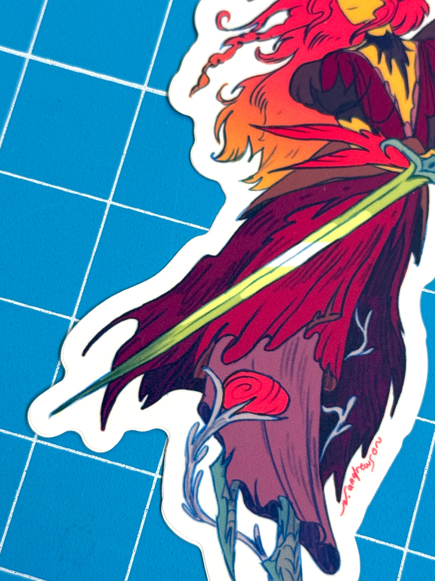 Dragon Warrior sticker