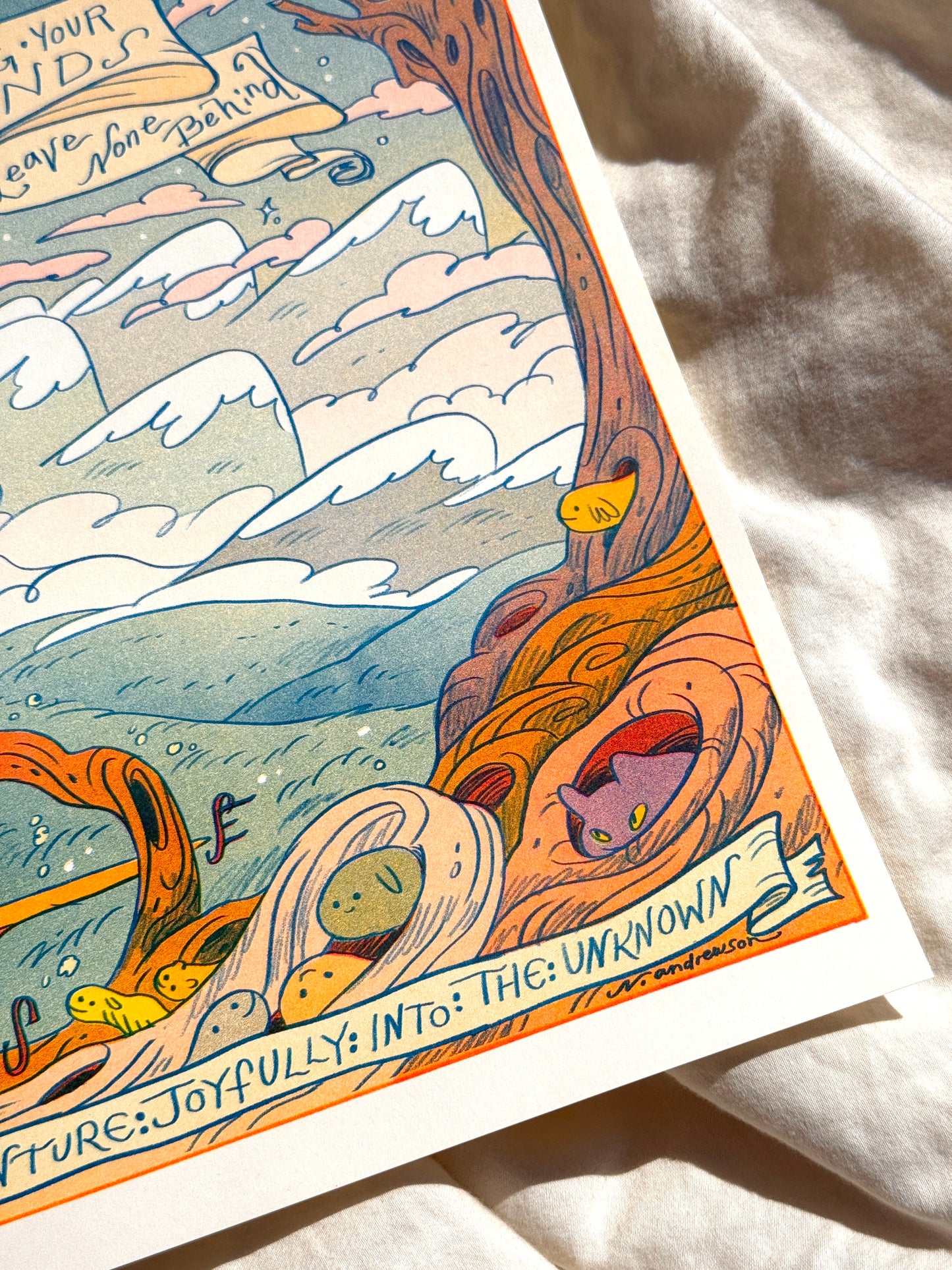 Adventure Forever ~ Large Riso Print