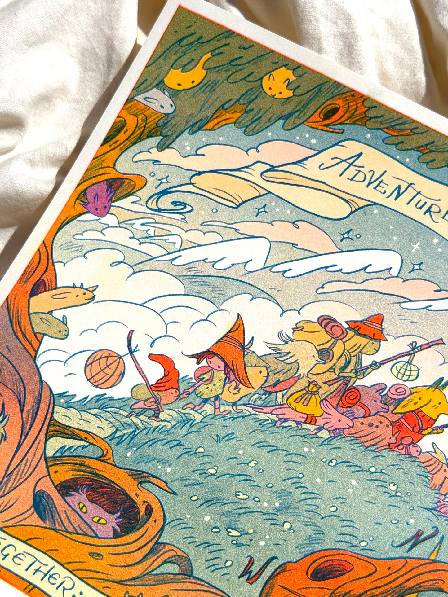 Adventure Forever ~ Large Riso Print